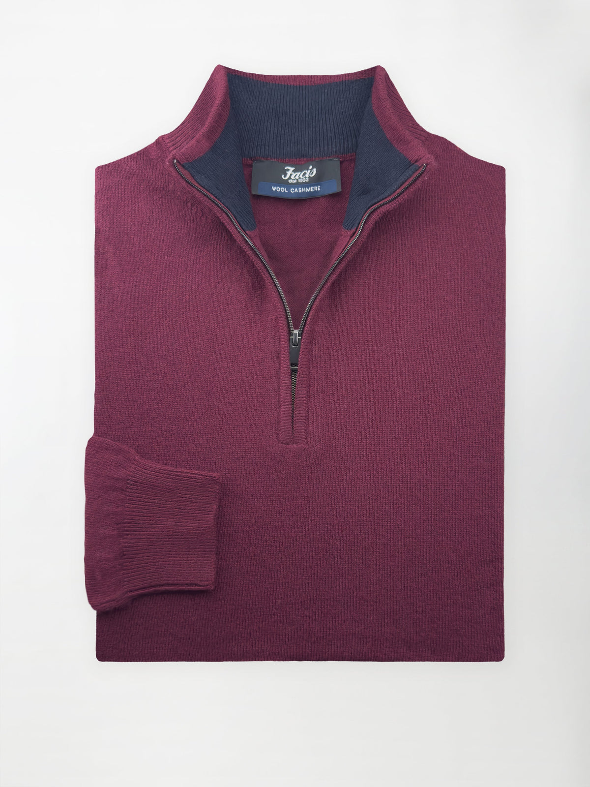 Lupo Mezza Zip Misto Cashmere