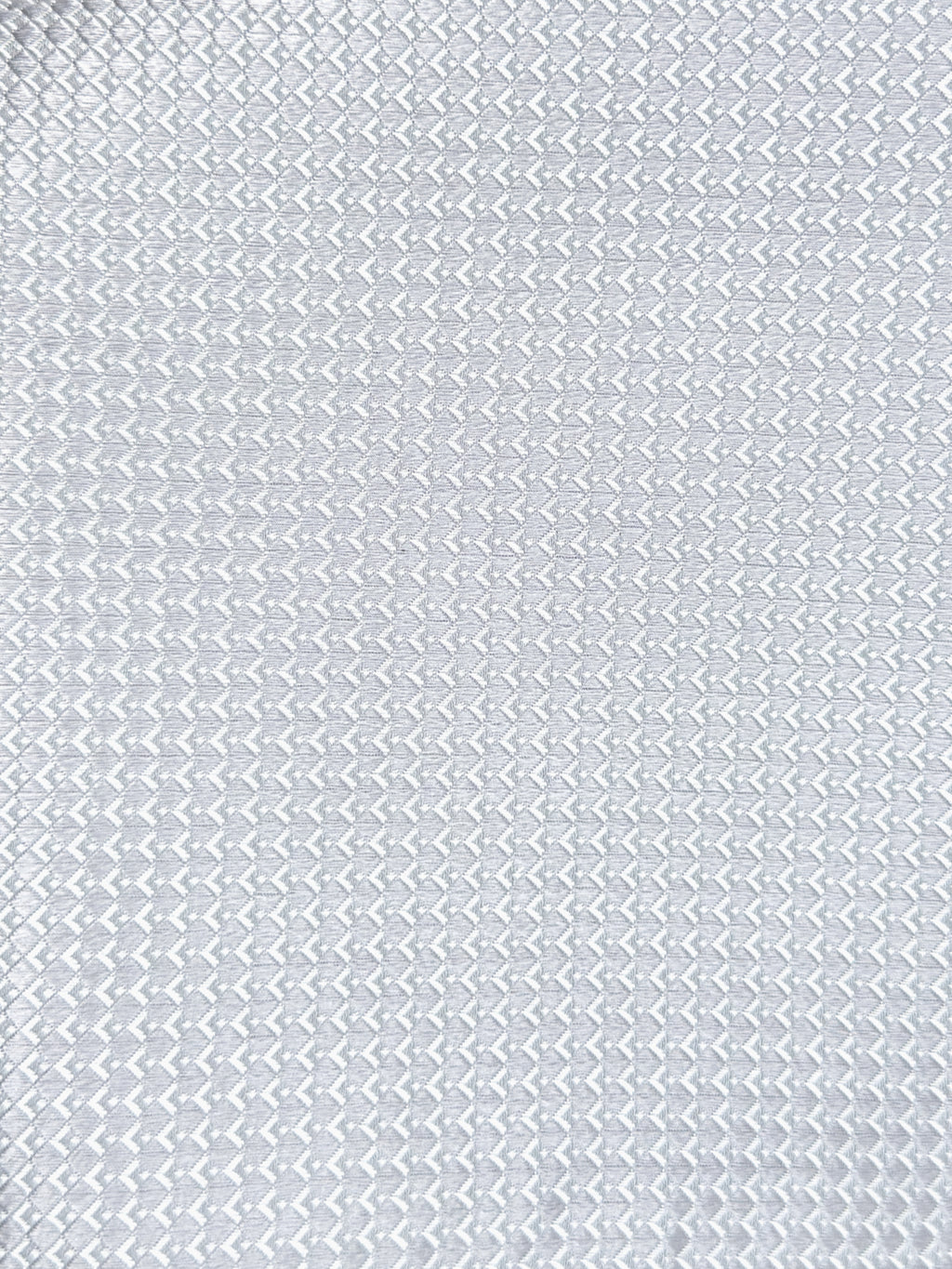 Pochette unita con microfantasia geometrica a quadri - color Argento image 1