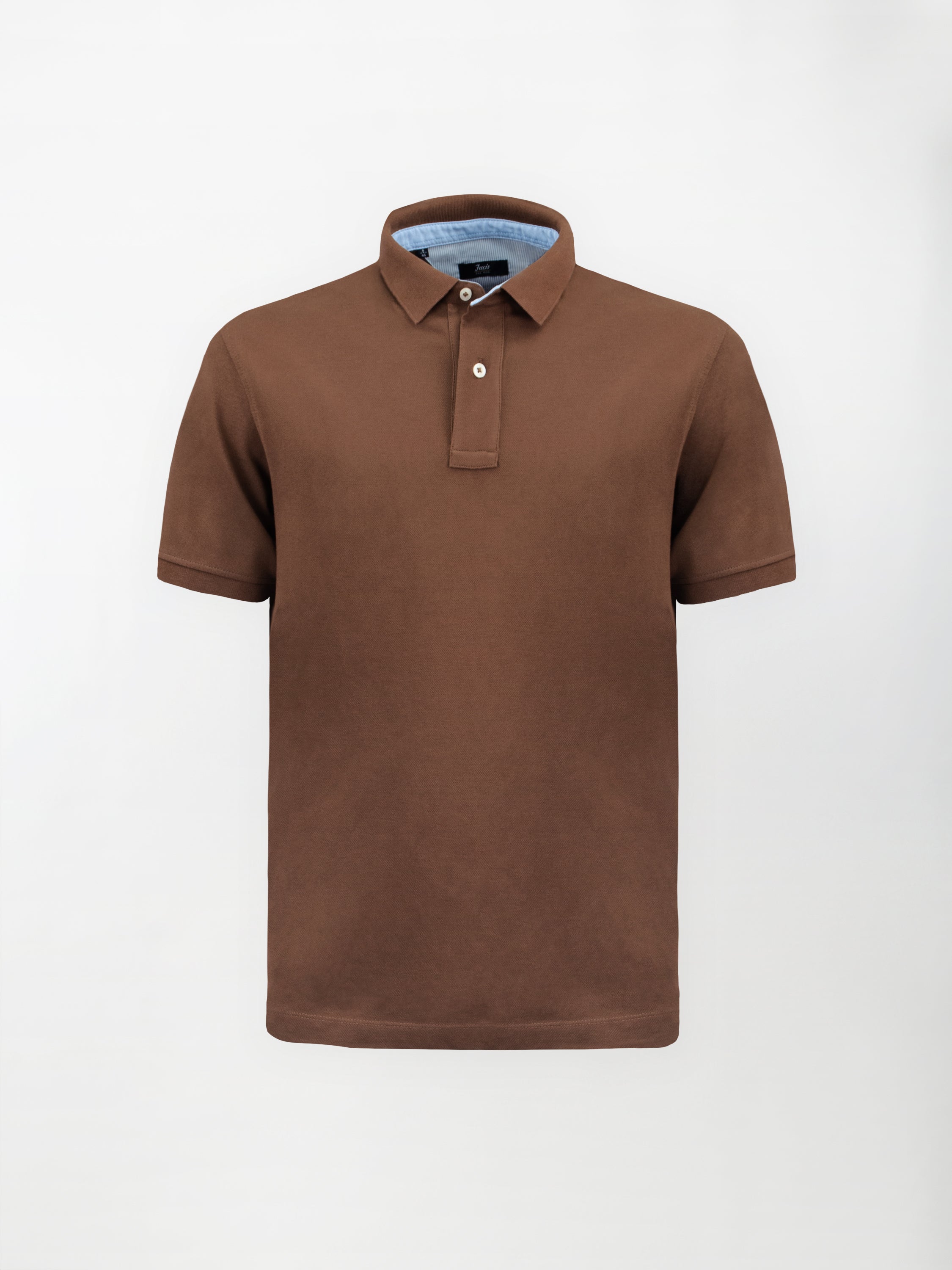 Polo in cotone Piquet - color Marrone mocha image 0