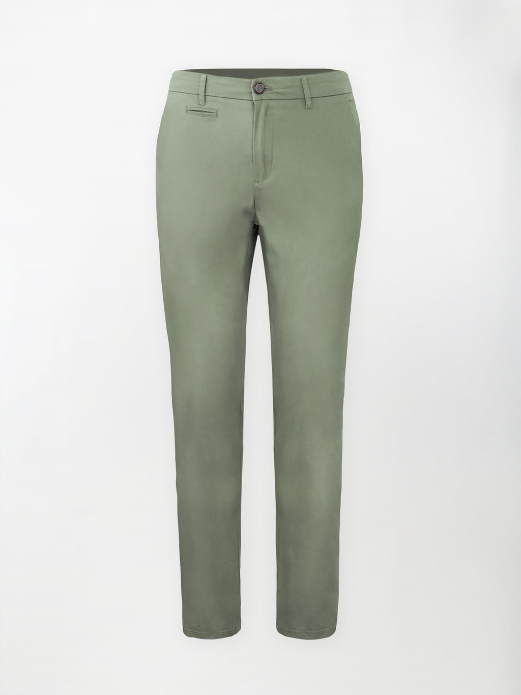 Pantalone Daily in Cotone Elasticizzato - Verde oliva - Regular fit image 0