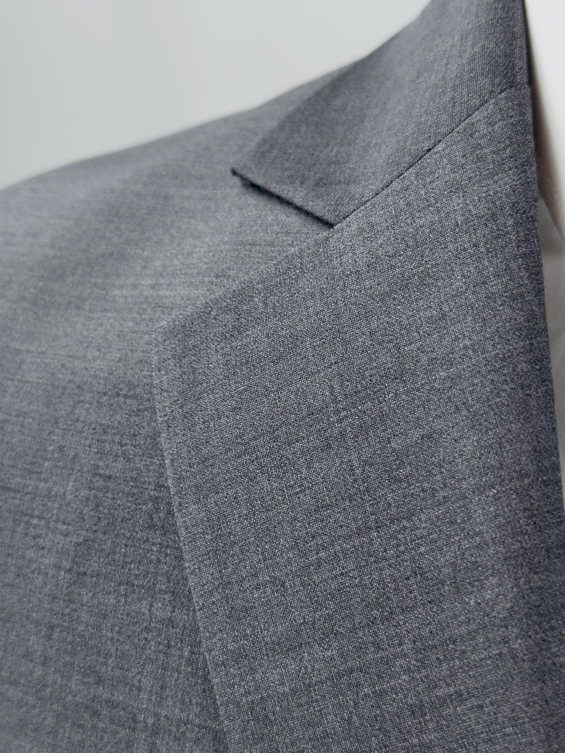 Abito Dukatholl® in Lana Stretch mod. Roma - Grigio Canna di Fucile | Slim fit image 5