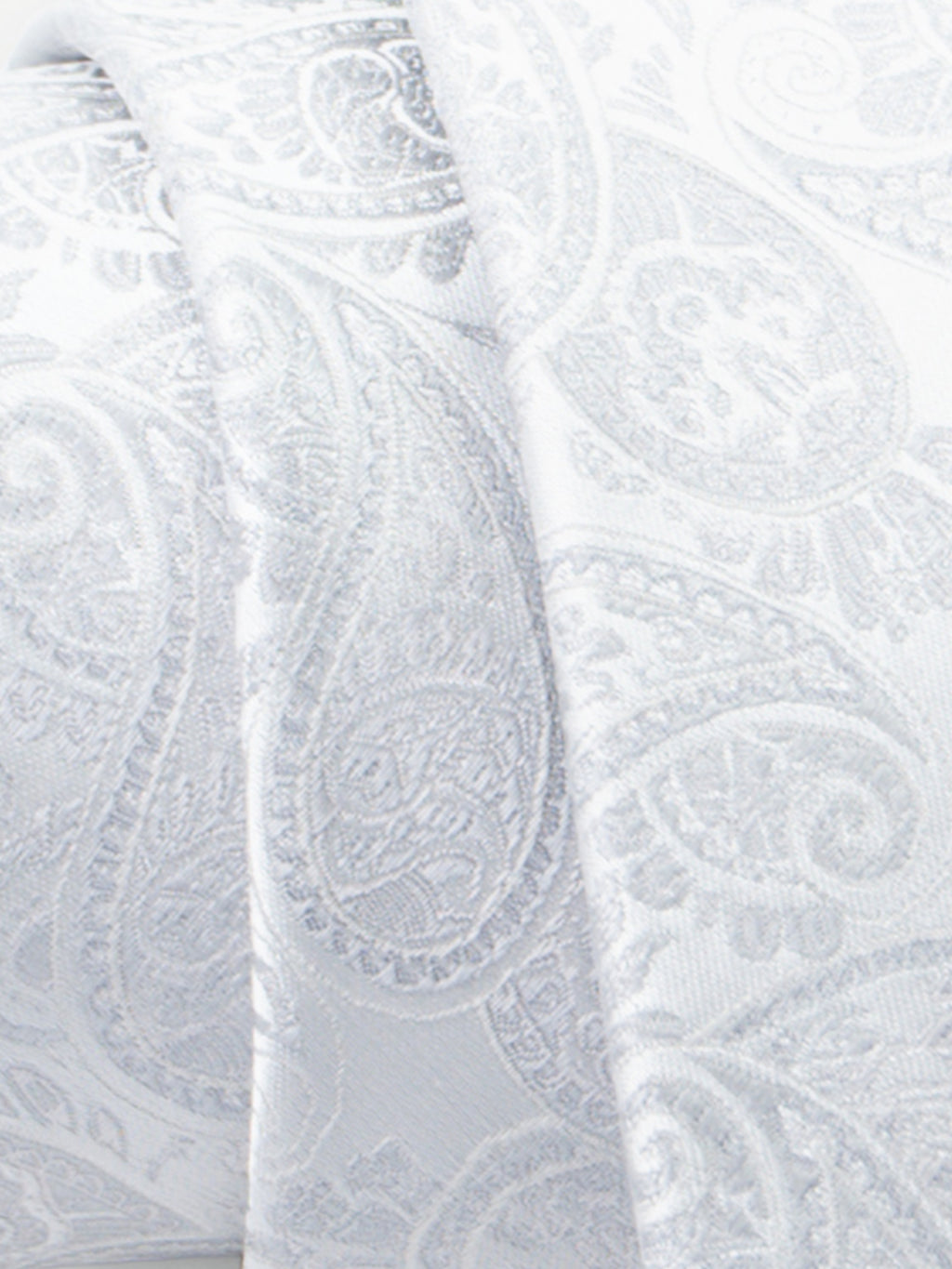 Cravatta trama Damascato Cashmere - color Grigio perla image 1