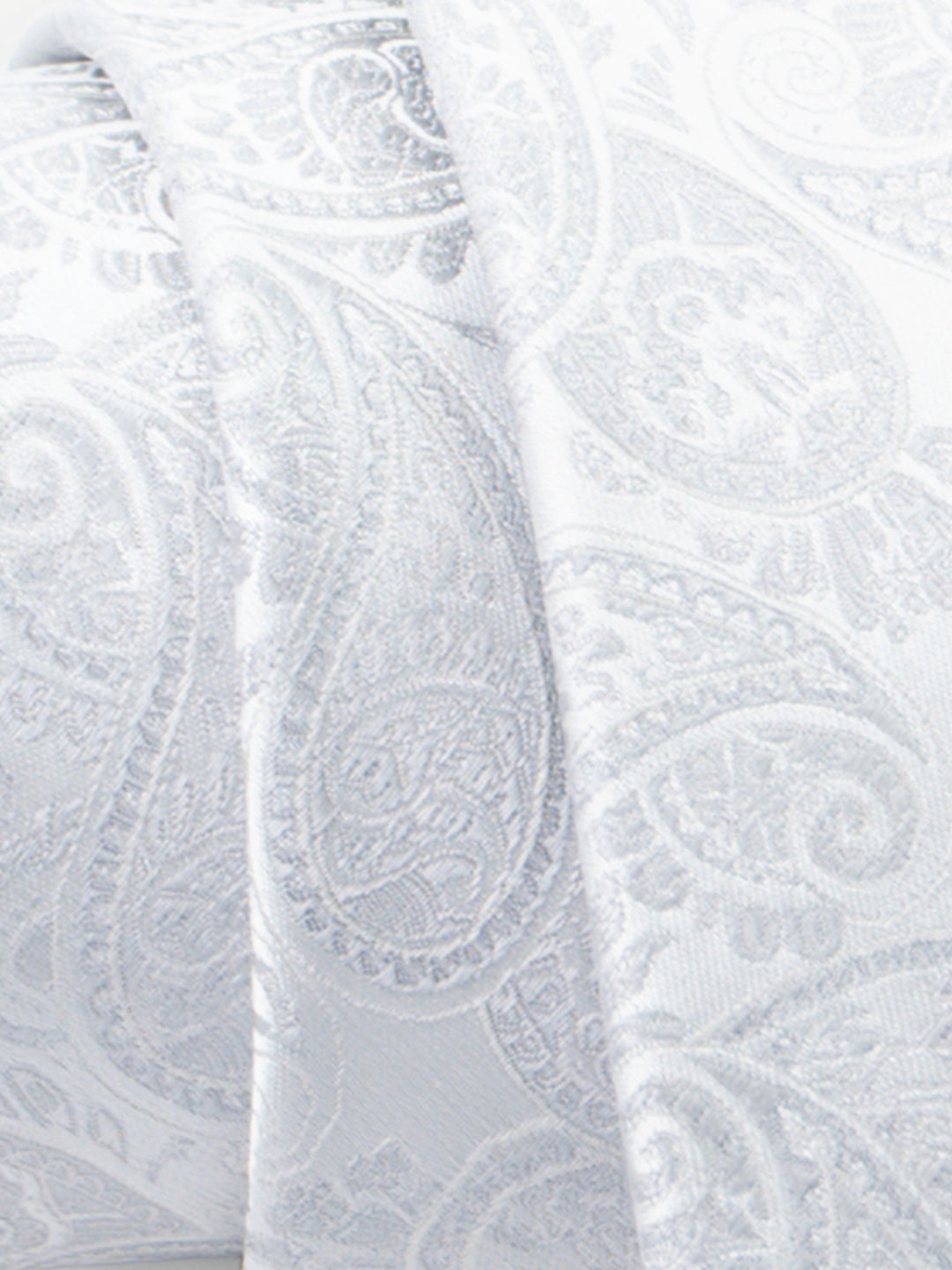 Cravatta trama Damascato Cashmere - color Grigio perla image 1