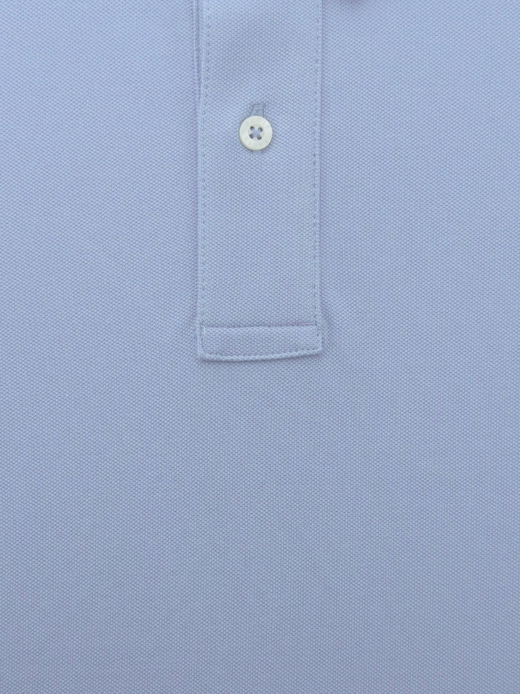 Polo in cotone Piquet - color Indaco ortensia in tinta unita image 2