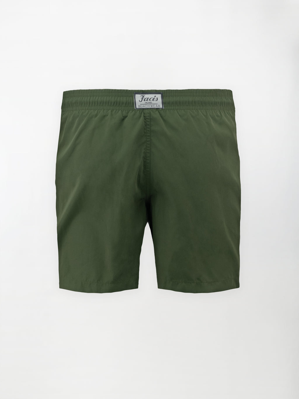 Boxer Mare corto con laccio - Color Verde militare - Regular fit