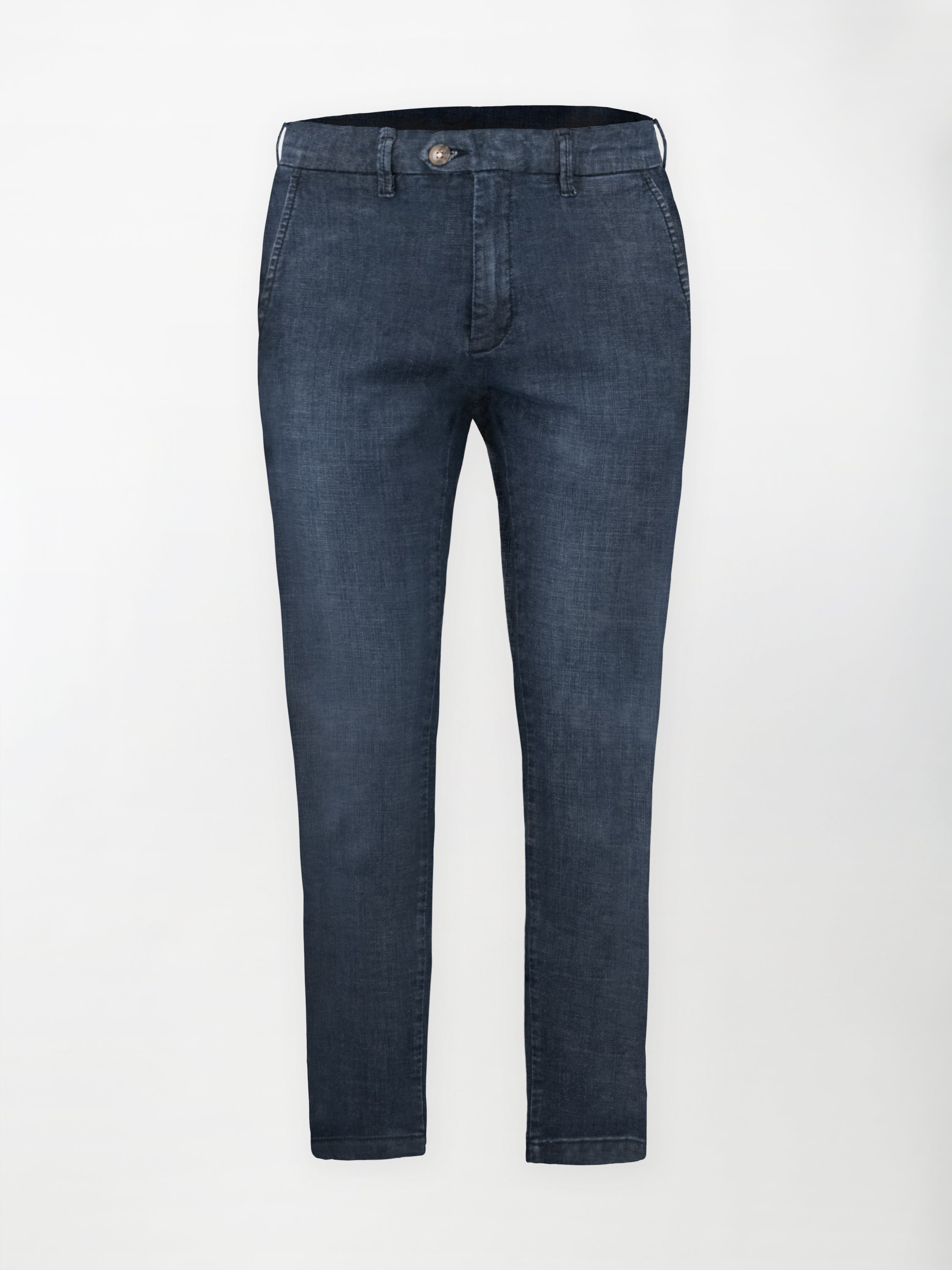 Panta Jeans sportivo in cotone elasticizzato - Color Blu scuro - Regular fit image 0