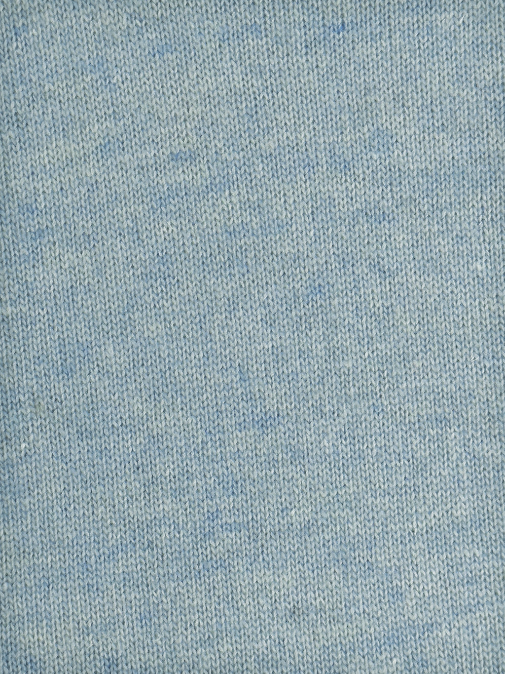 Maglia Pullover Misto Cashmere con Scollo a V - Color Azzurro nuvola