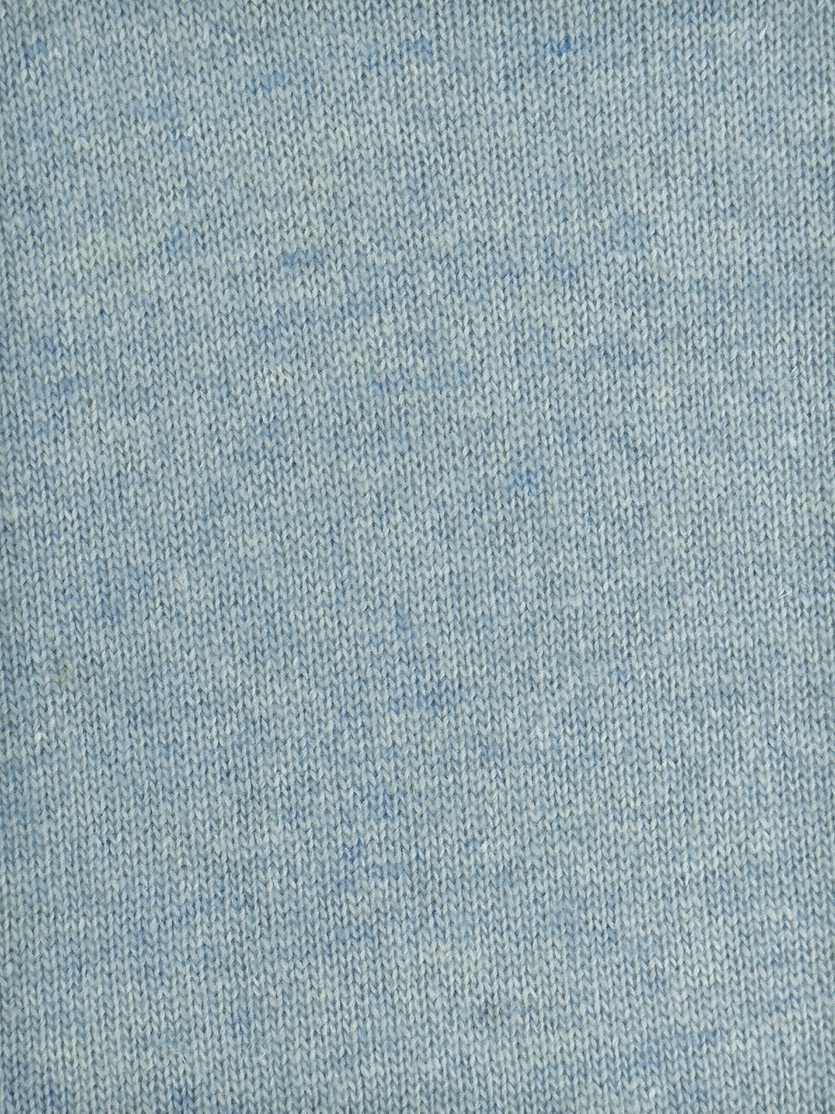 Maglia Pullover Misto Cashmere con Scollo a V - Color Azzurro nuvola