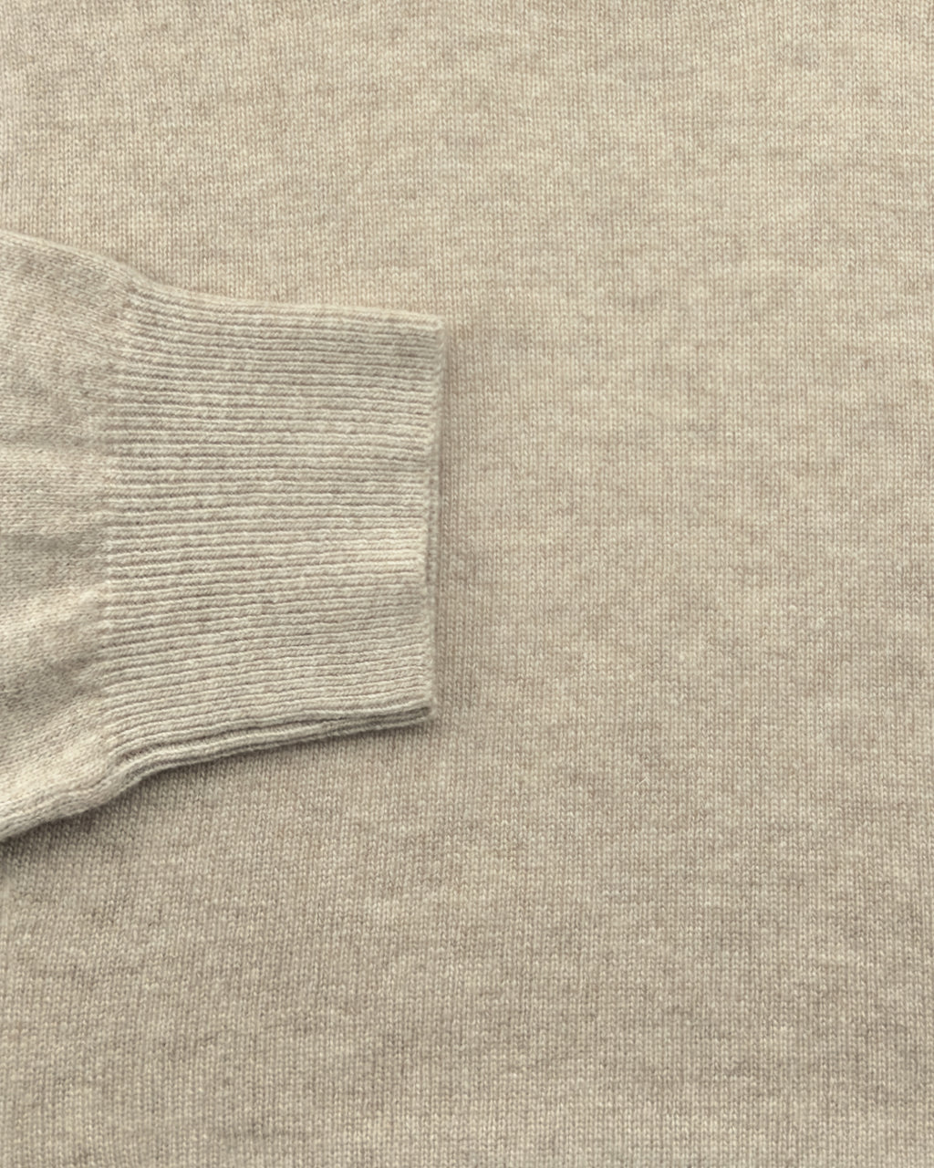 Maglia Girocollo in misto cashmere - Color Beige