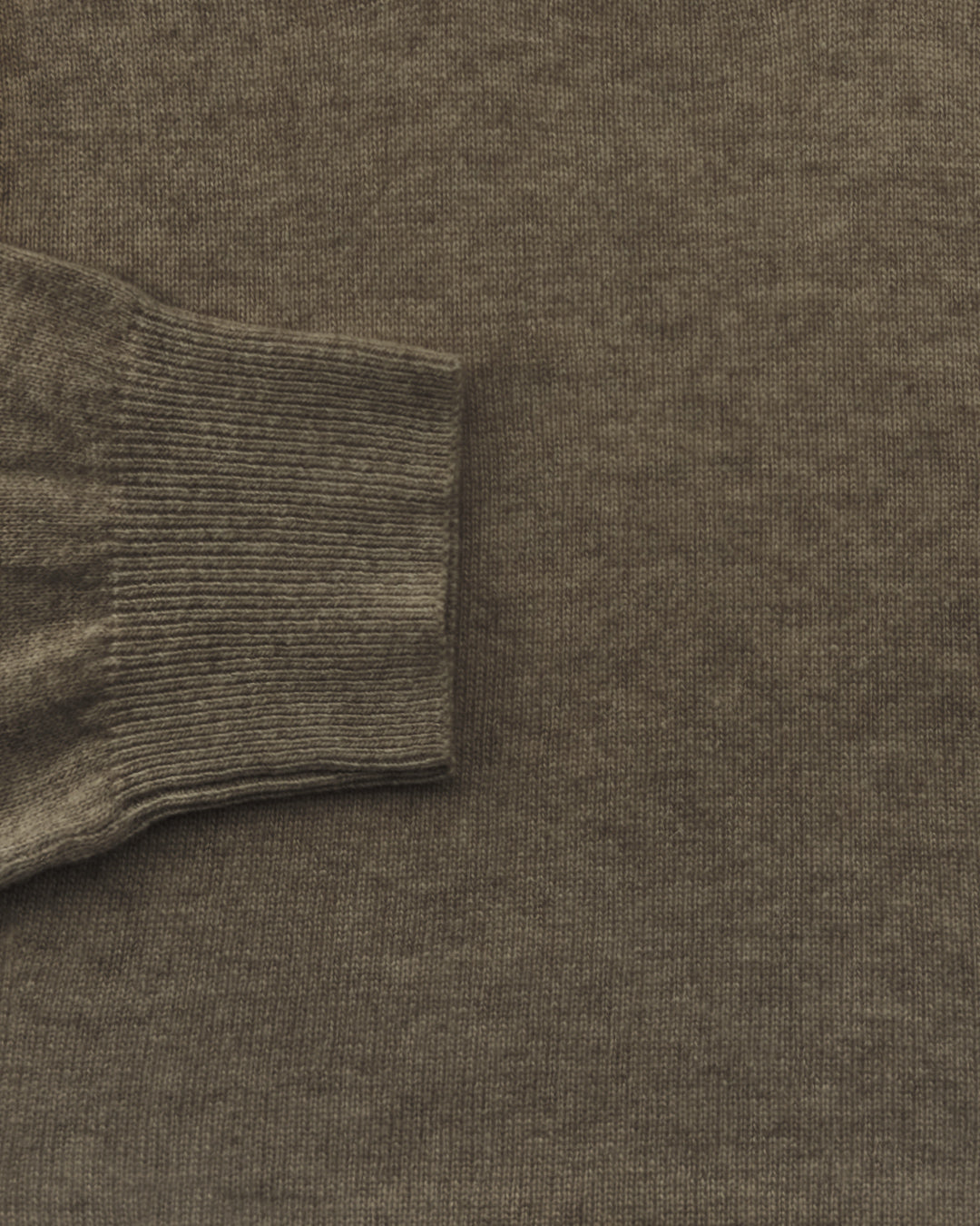 Maglia Girocollo in misto cashmere - Color Visone
