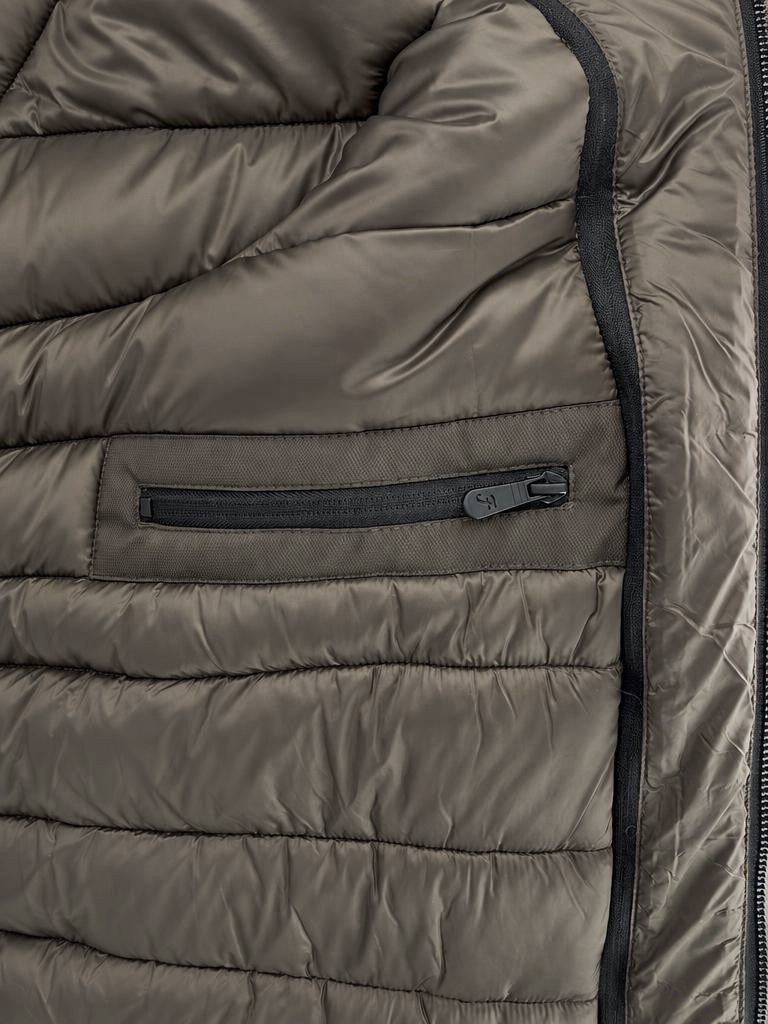 Car coat lungo armatura con cappuccio estraibile - Marrone