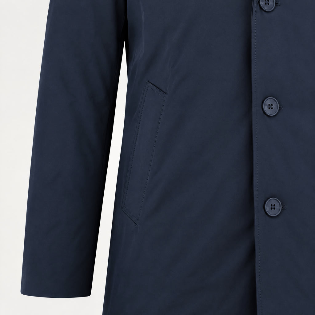 Soprabito mezza stagione con trapunta interna - Color Blu navy