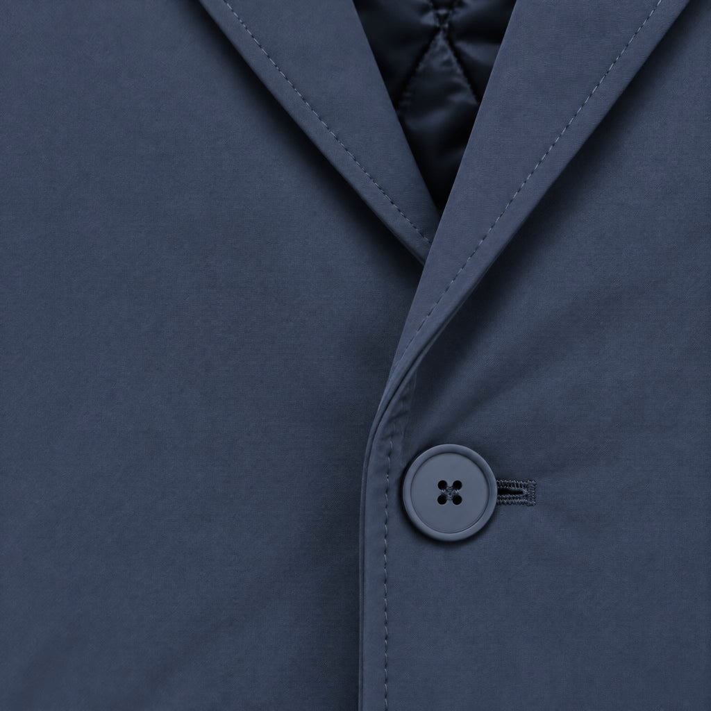 Soprabito mezza stagione con trapunta interna - Color Blu navy