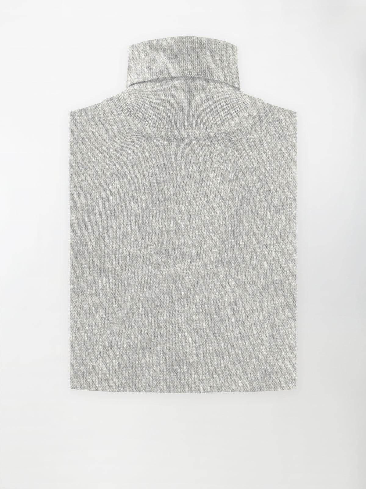 Maglia Dolcevita in misto cashmere - Color Ghiaccio