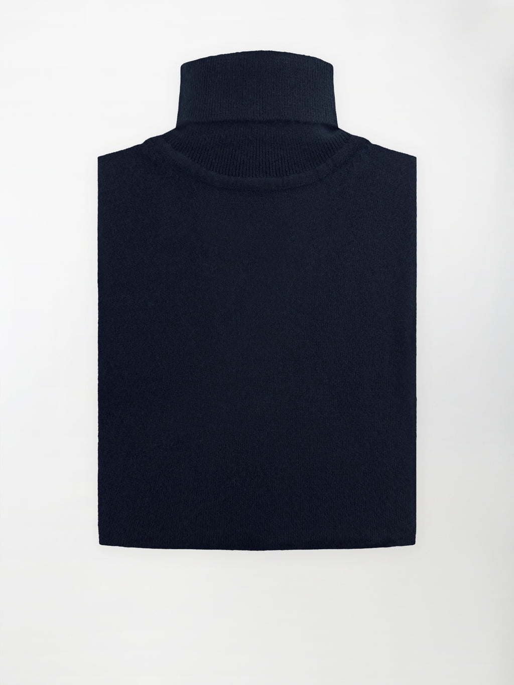 Maglia Dolcevita in misto cashmere - Color Blu navy