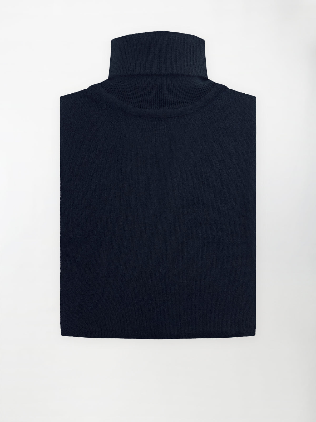 Maglia Dolcevita in misto cashmere - Color Blu navy