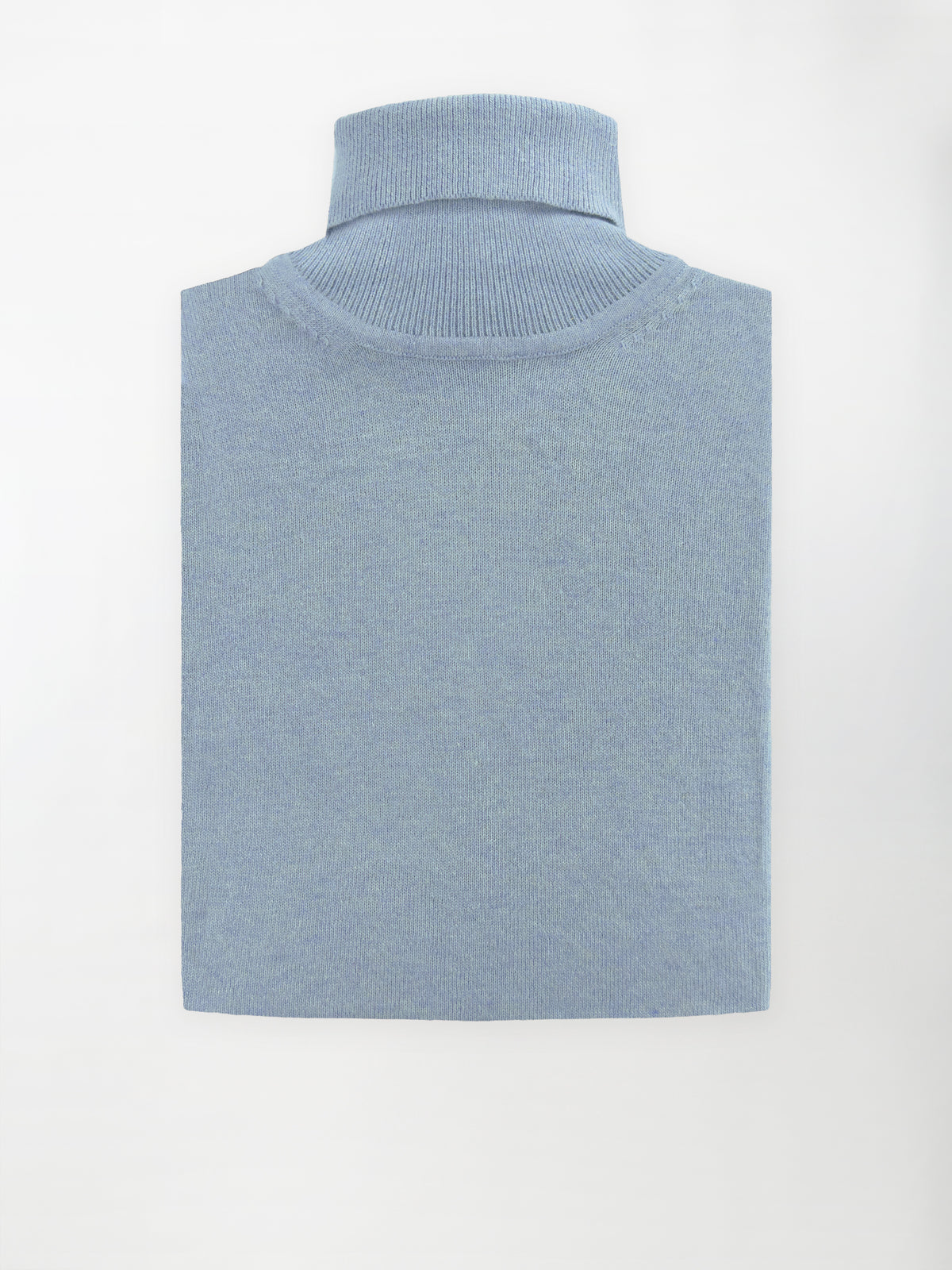 Maglia Dolcevita in misto cashmere - Color Azzurro nuvola