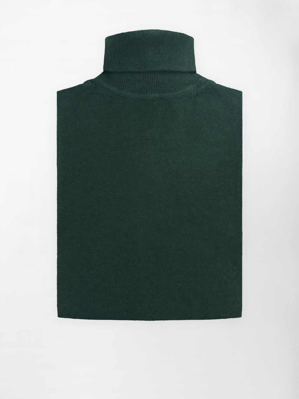 Maglia Dolcevita in misto cashmere - Color Verde bottiglia