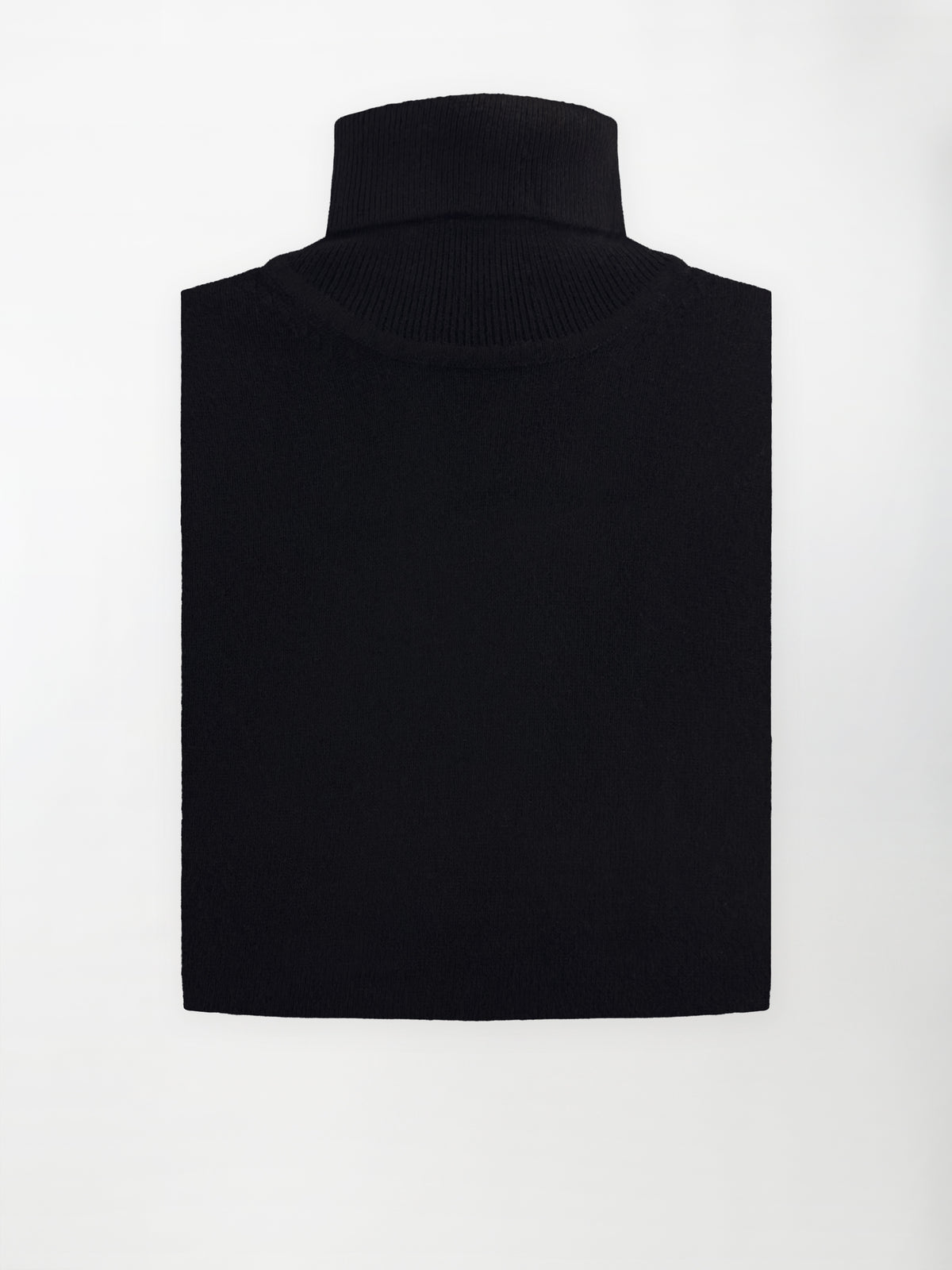 Maglia Dolcevita in misto cashmere - Color Nero