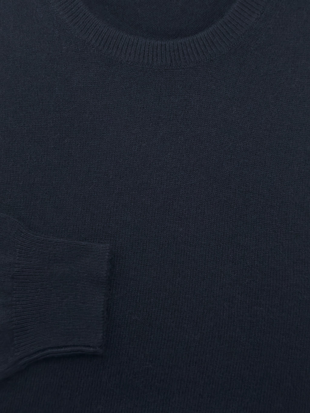 Maglia Girocollo in misto cashmere - Color Blu navy