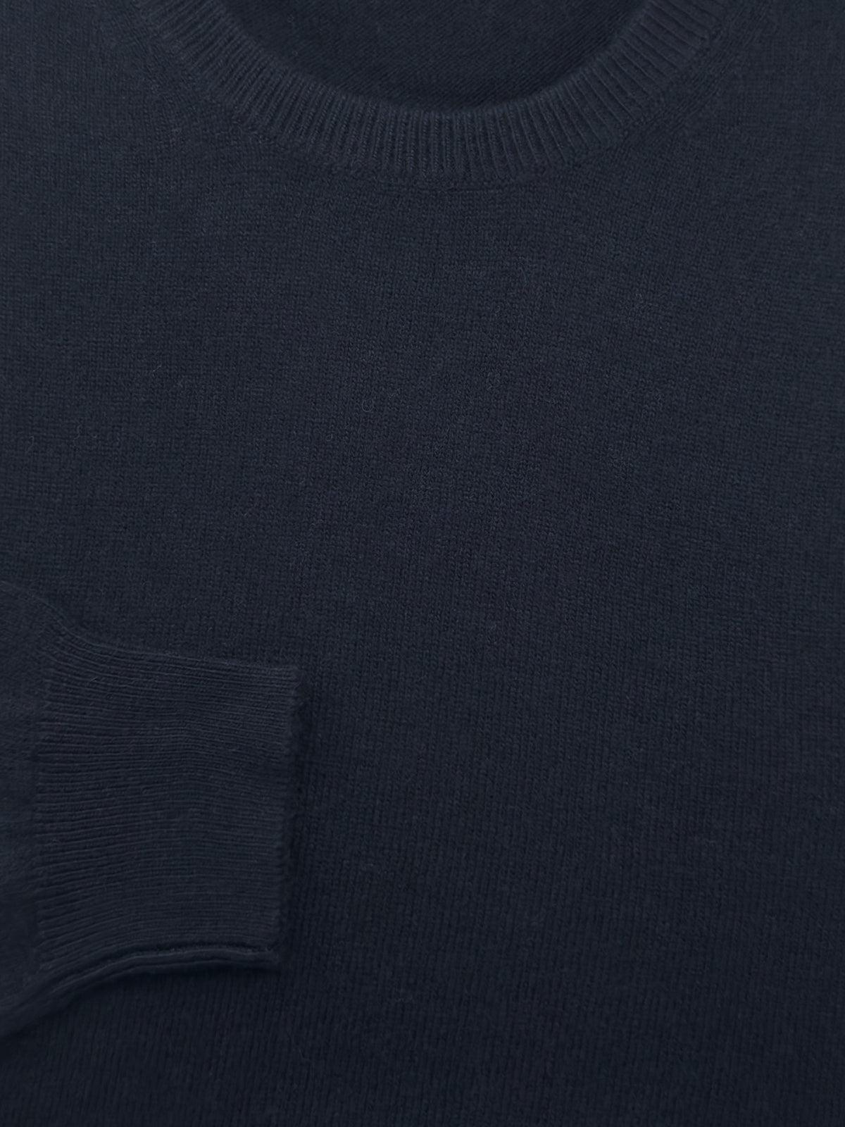 Maglia Girocollo in misto cashmere - Color Blu navy