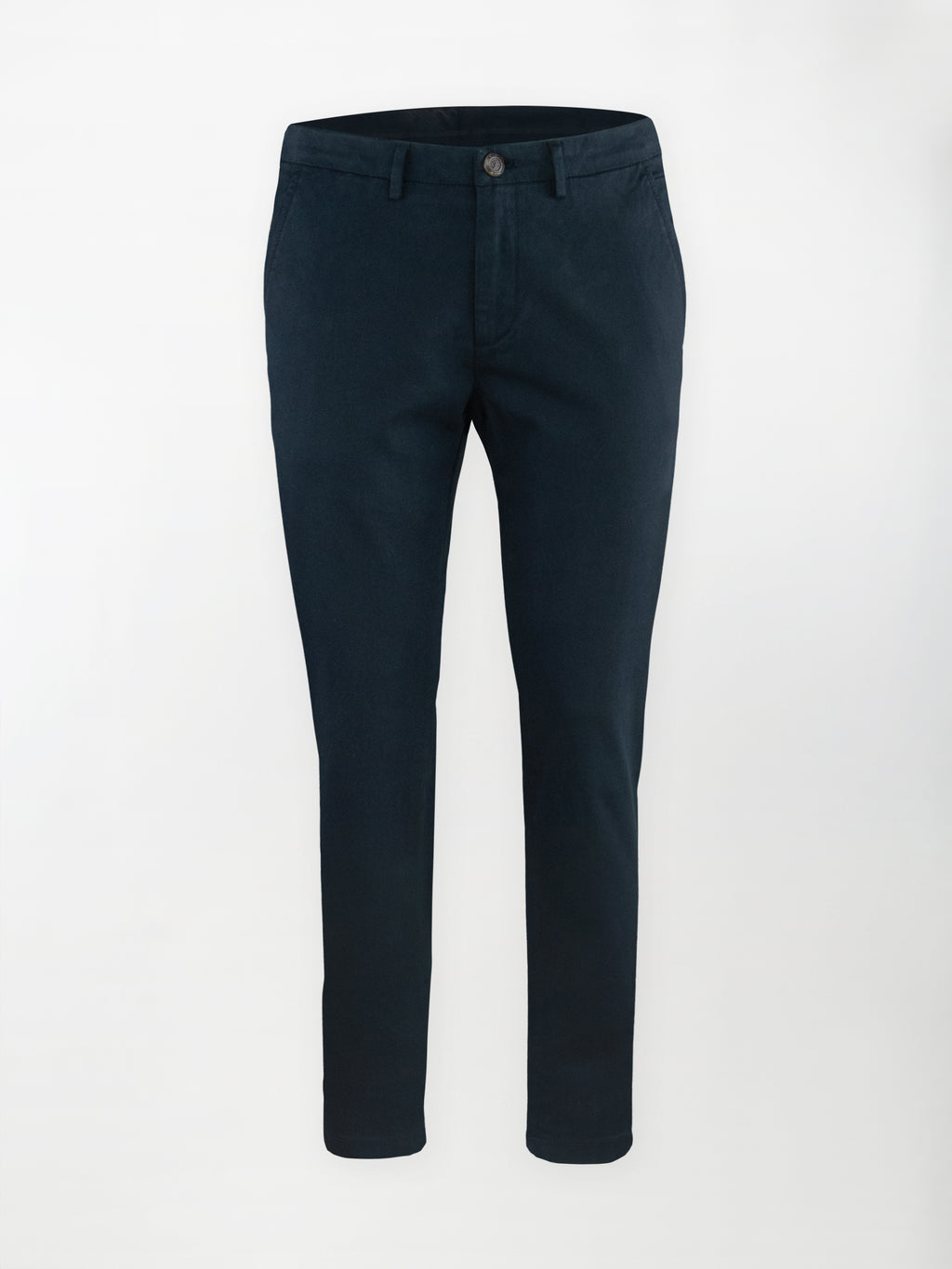 Pantalone Chino Gabardina in Cotone Stretch - Color Blu navy - Slim fit