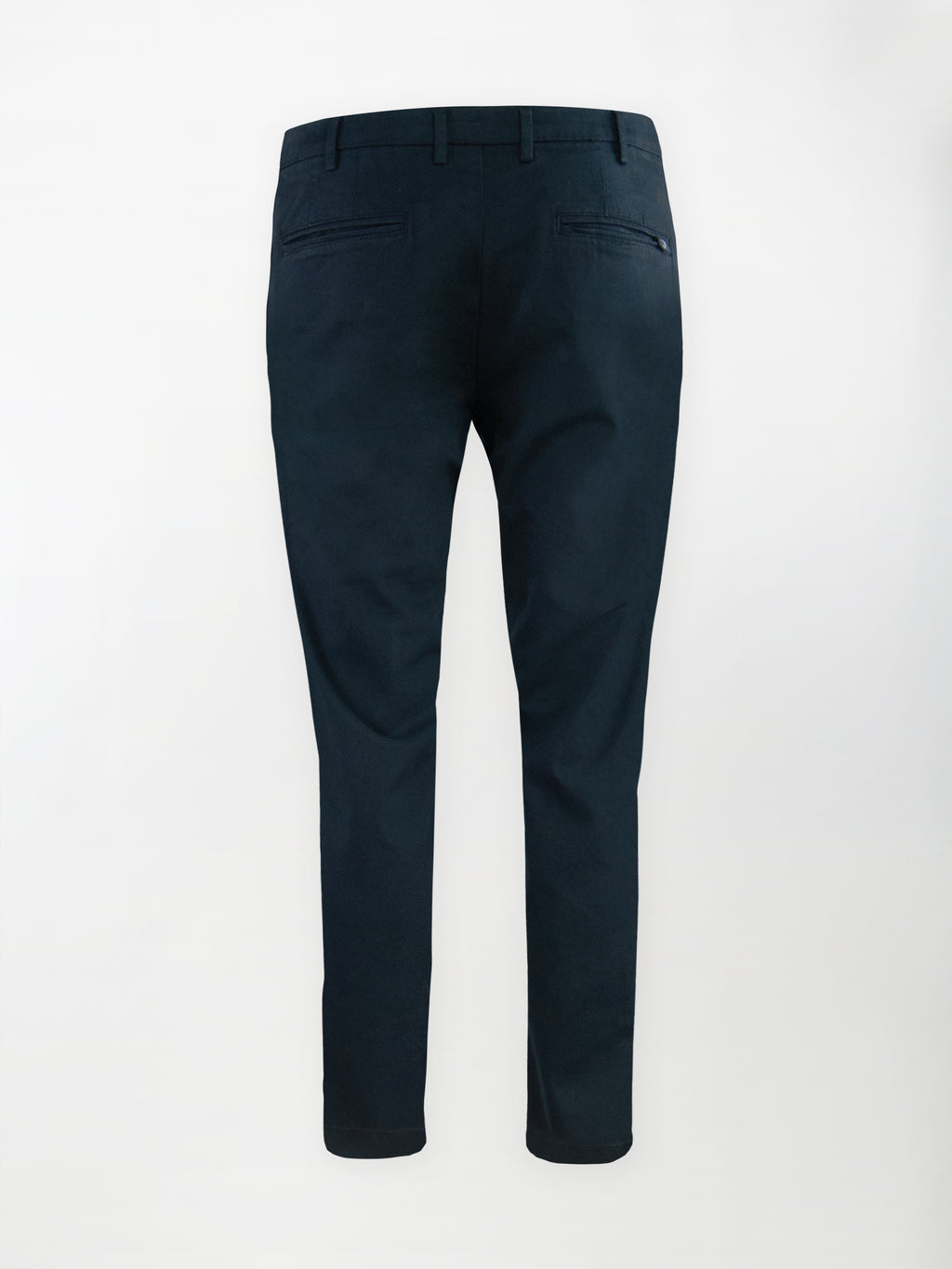 Pantalone Chino Gabardina in Cotone Stretch - Color Blu navy - Slim fit