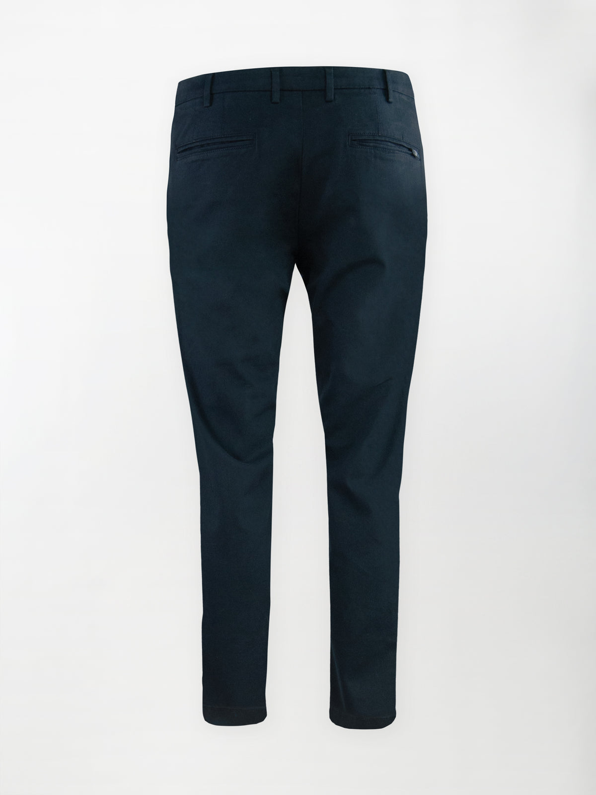 Pantalone Chino Gabardina in Cotone Stretch - Color Blu navy - Slim fit