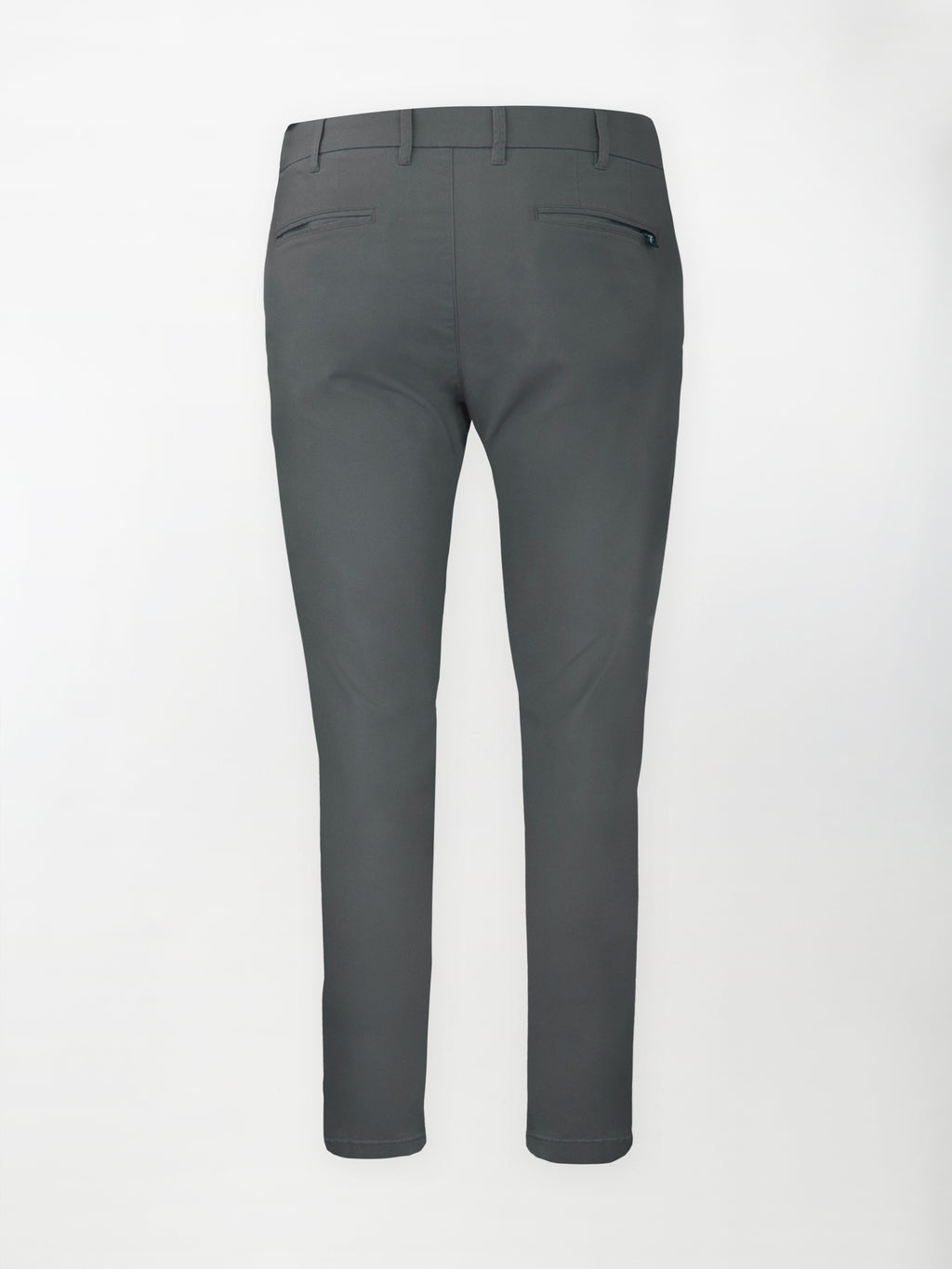 Pantalone Chino Gabardina in Cotone Stretch - Color Antracite - Slim fit