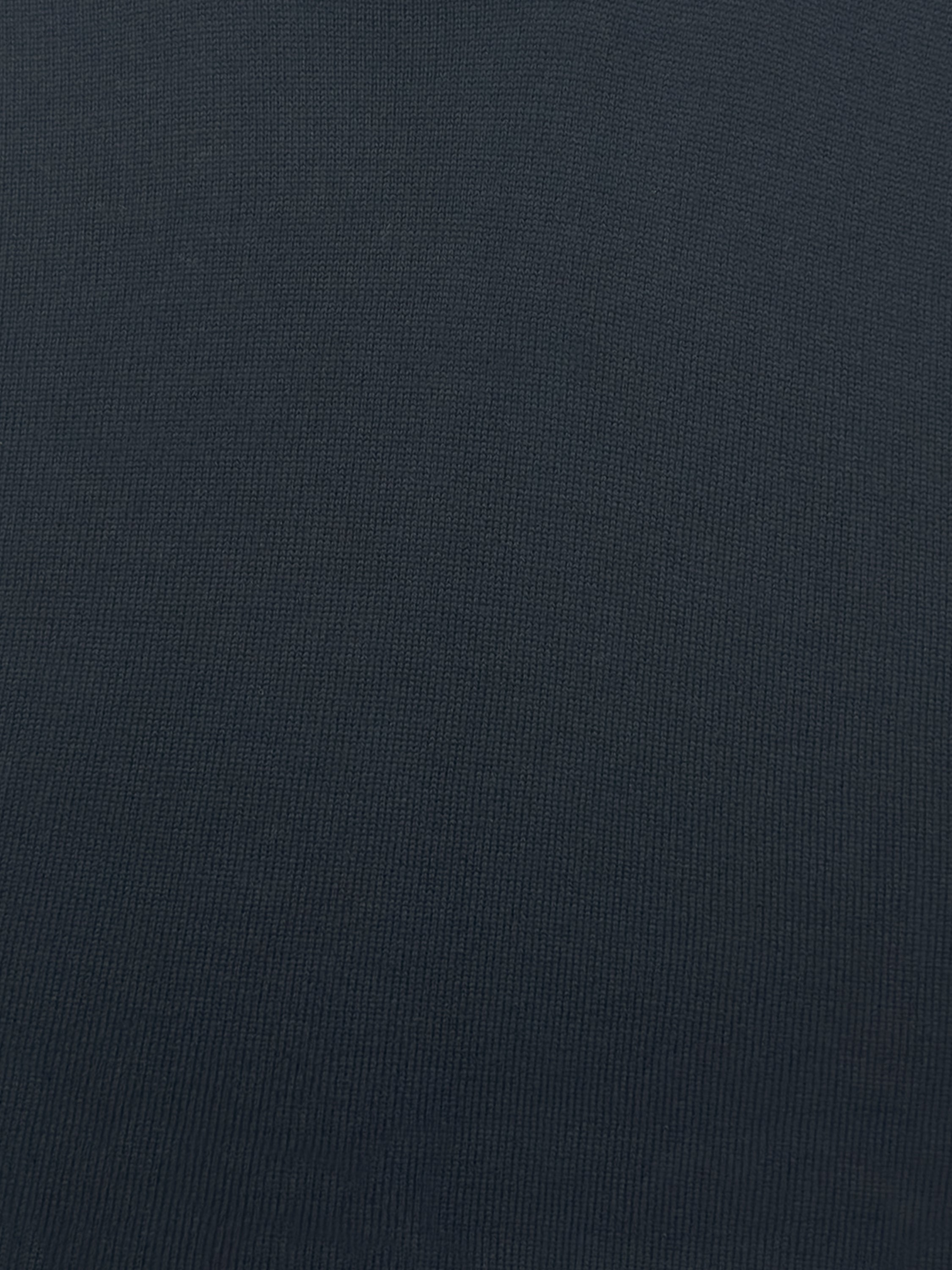 Maglia Girocollo in Pura Lana Merino - Color Blu navy