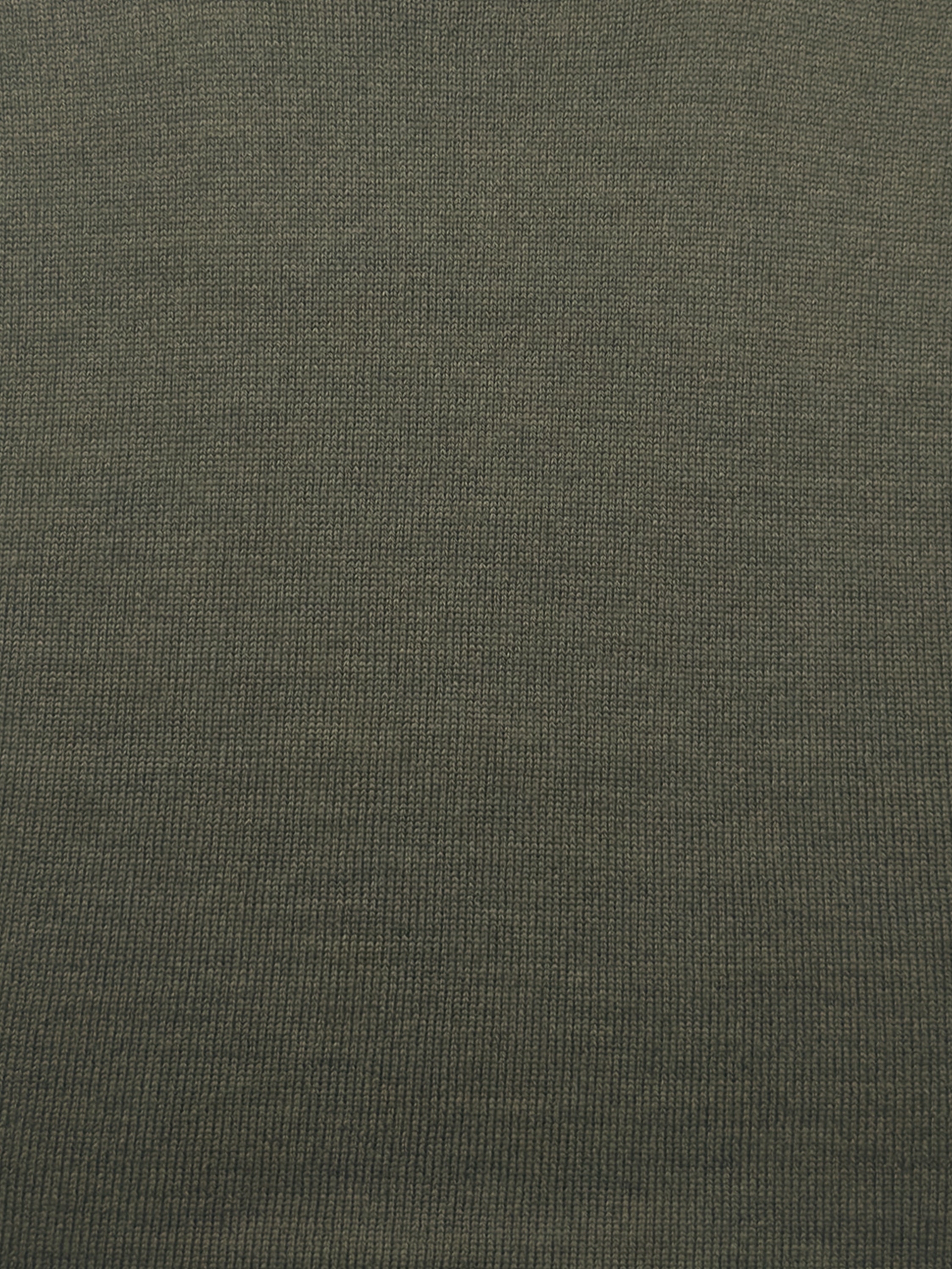 Maglia Girocollo in Pura Lana Merino - Color Verde militare
