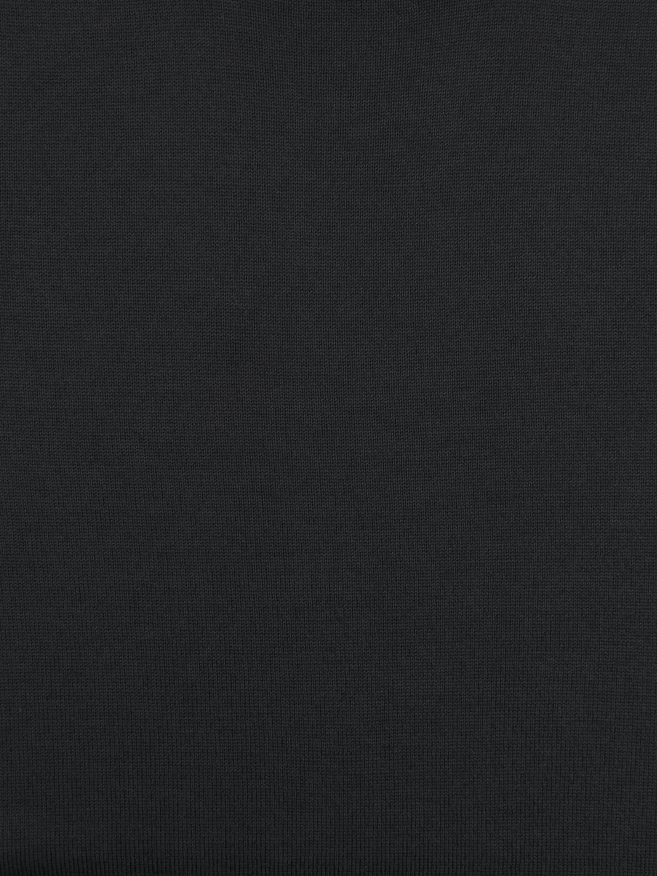 Maglia Girocollo in Pura Lana Merino - Color Nero