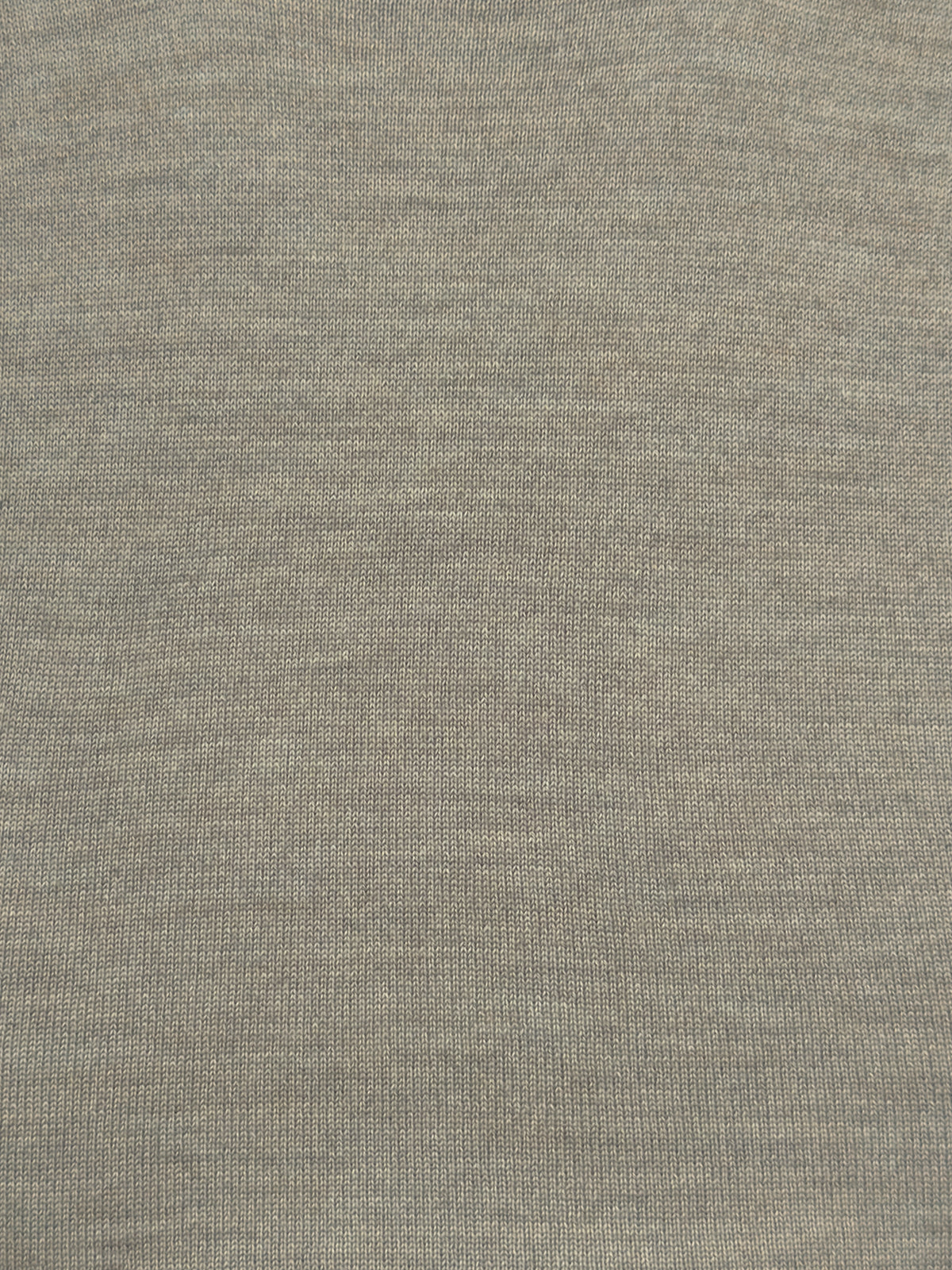 Maglia Lupo mezza zip in Pura Lana Merino - Color Tortora