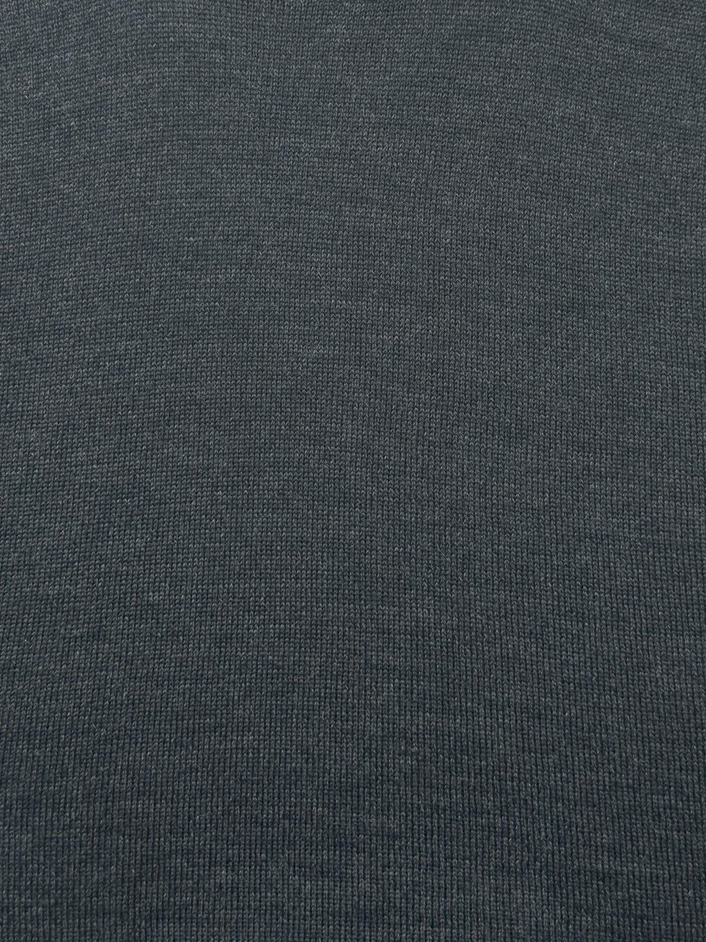 Maglia Lupo mezza zip in Pura Lana Merino - Color Antracite