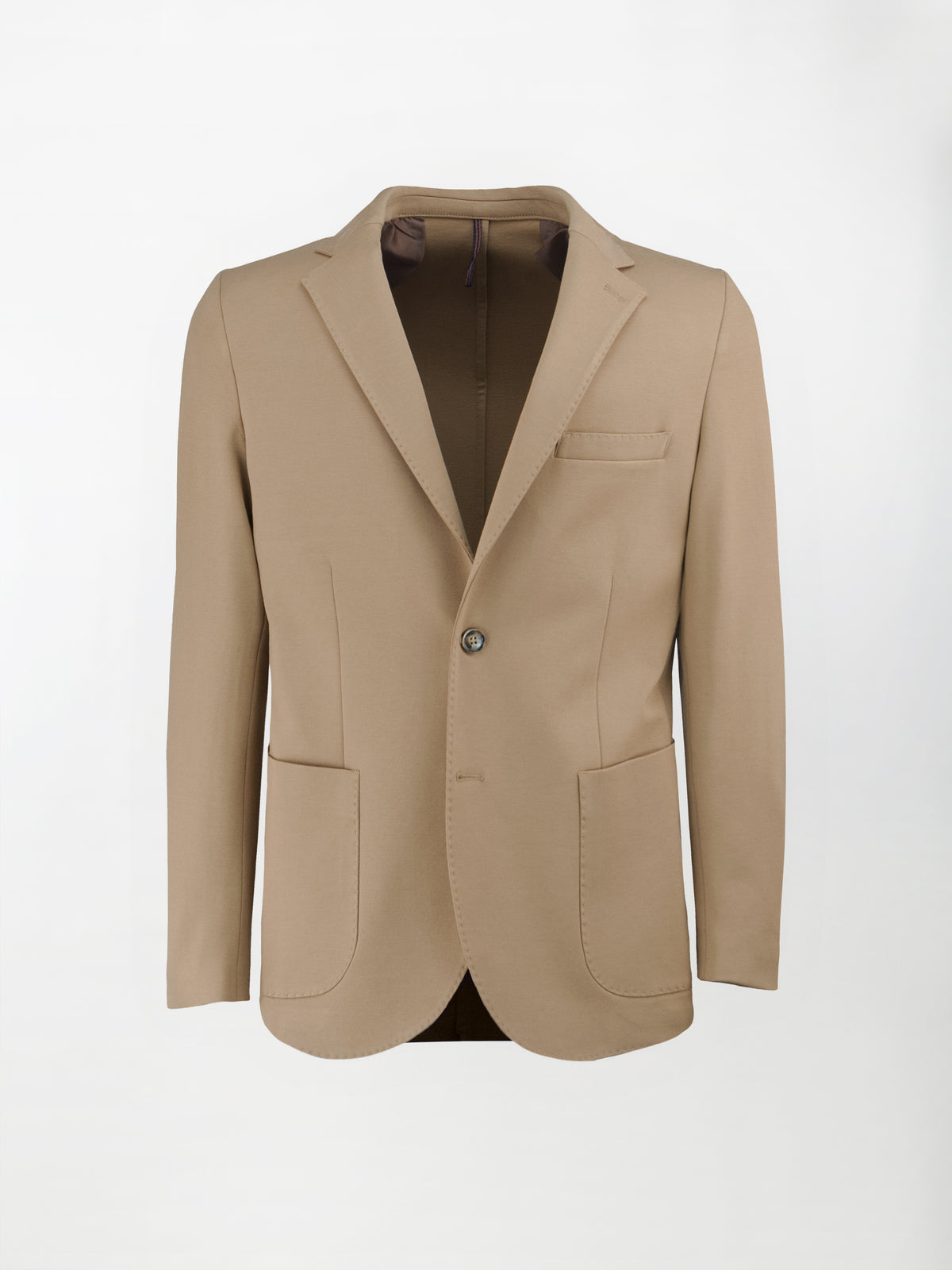 Giacca sportiva in Punto Milano - Color Cammello - Slim fit