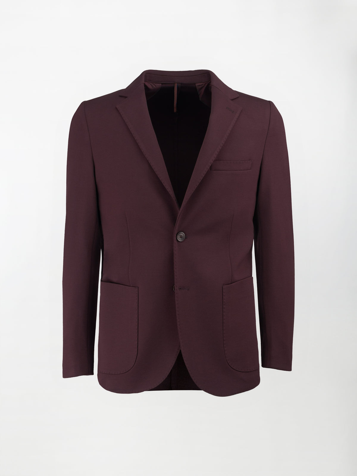 Giacca sportiva in Punto Milano - Color Bordeaux - Slim fit