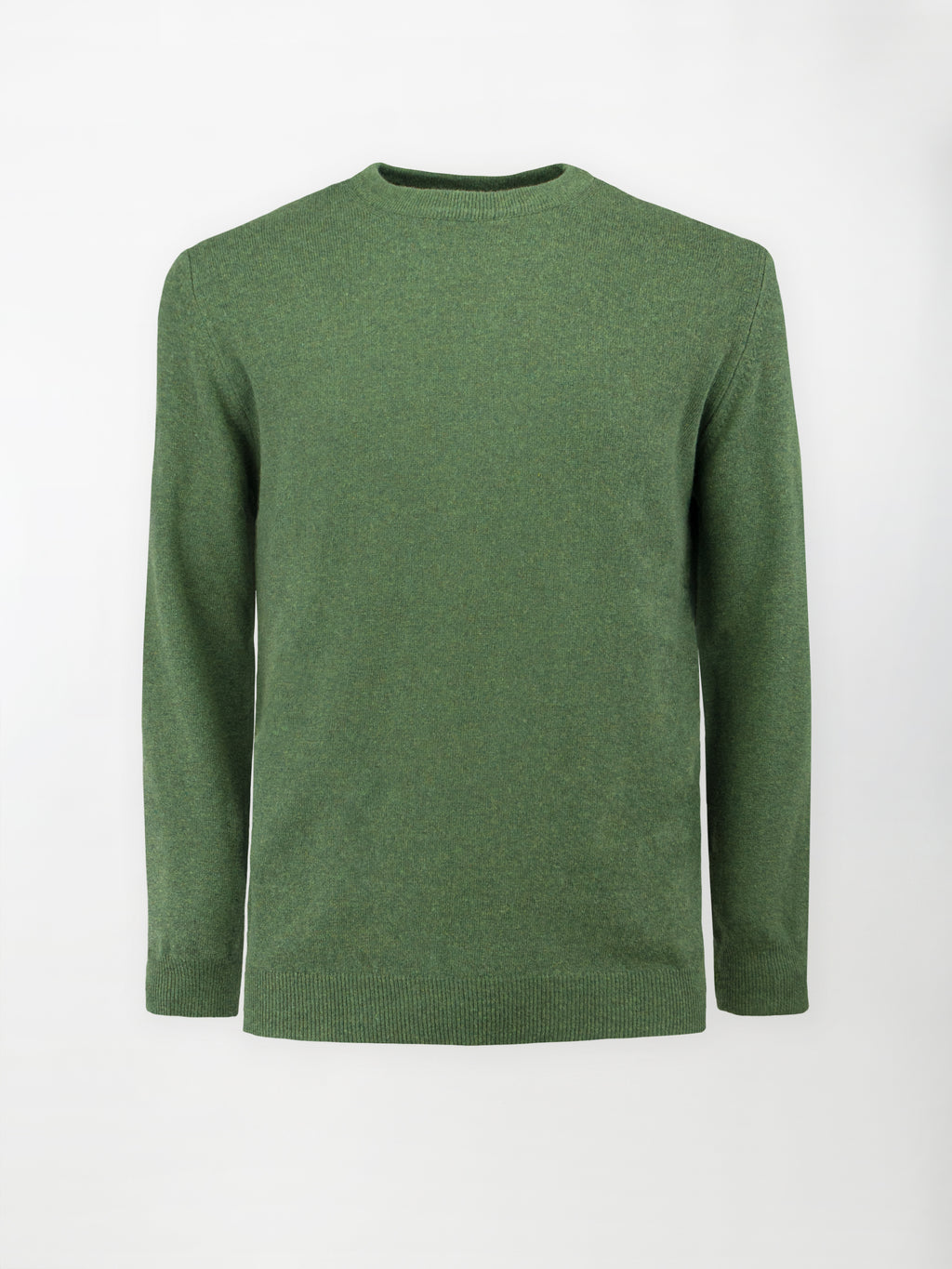Maglia Girocollo in misto cashmere - Color Verde loden
