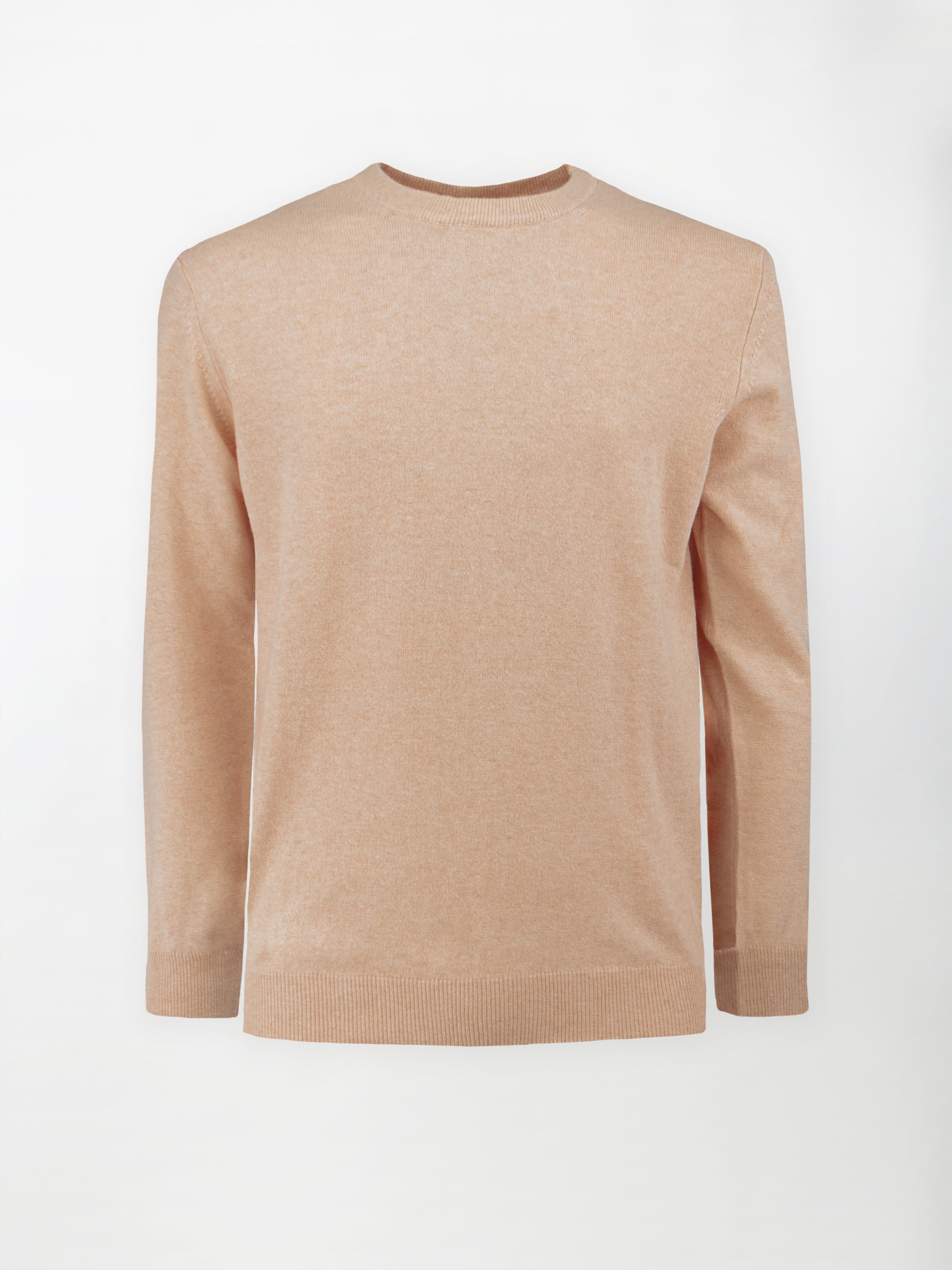 Maglia Girocollo in misto cashmere - Color Rosa antico