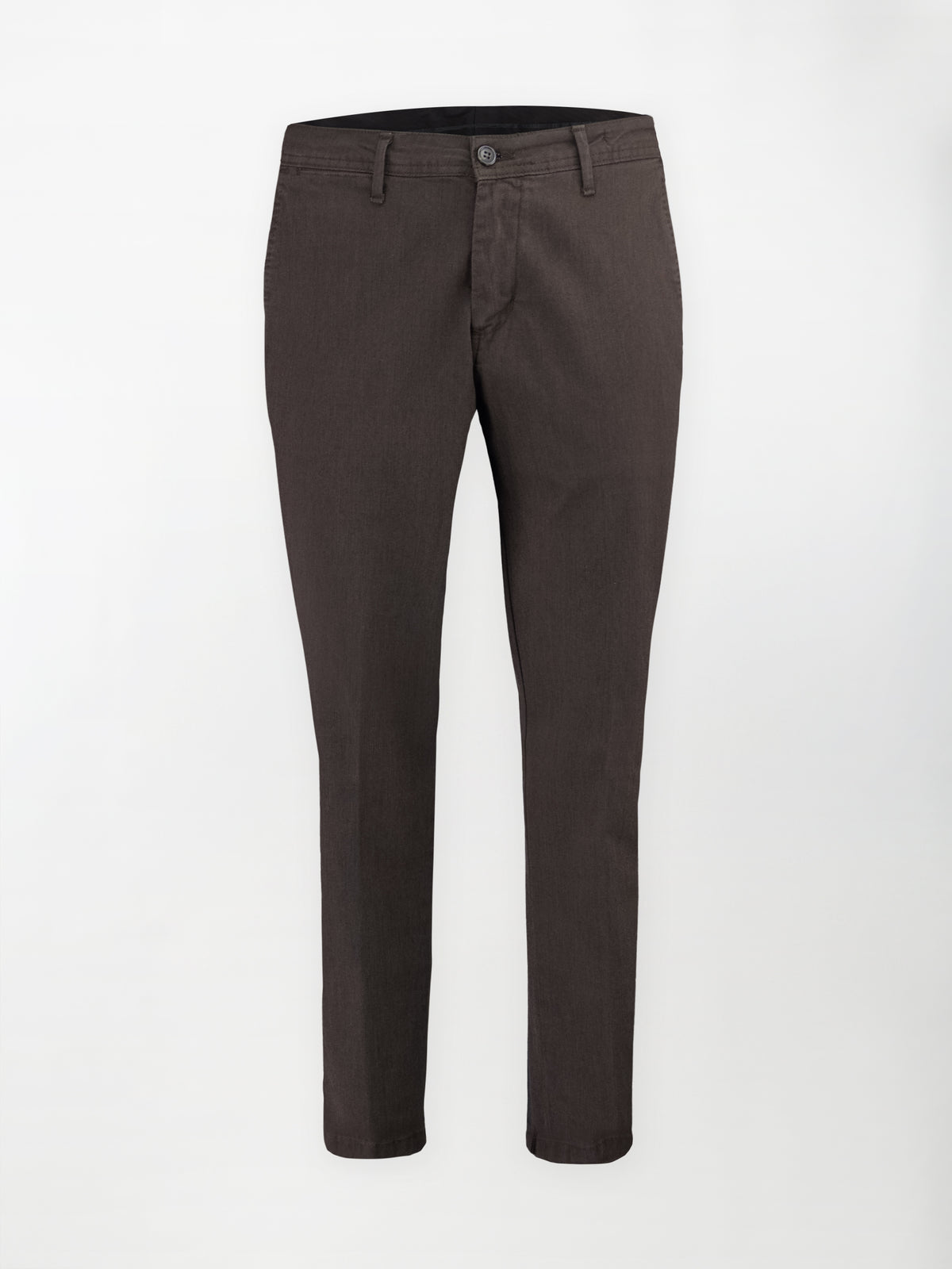 Pantalone sportivo Chino Punta Spillo - Color Moro - Regular fit