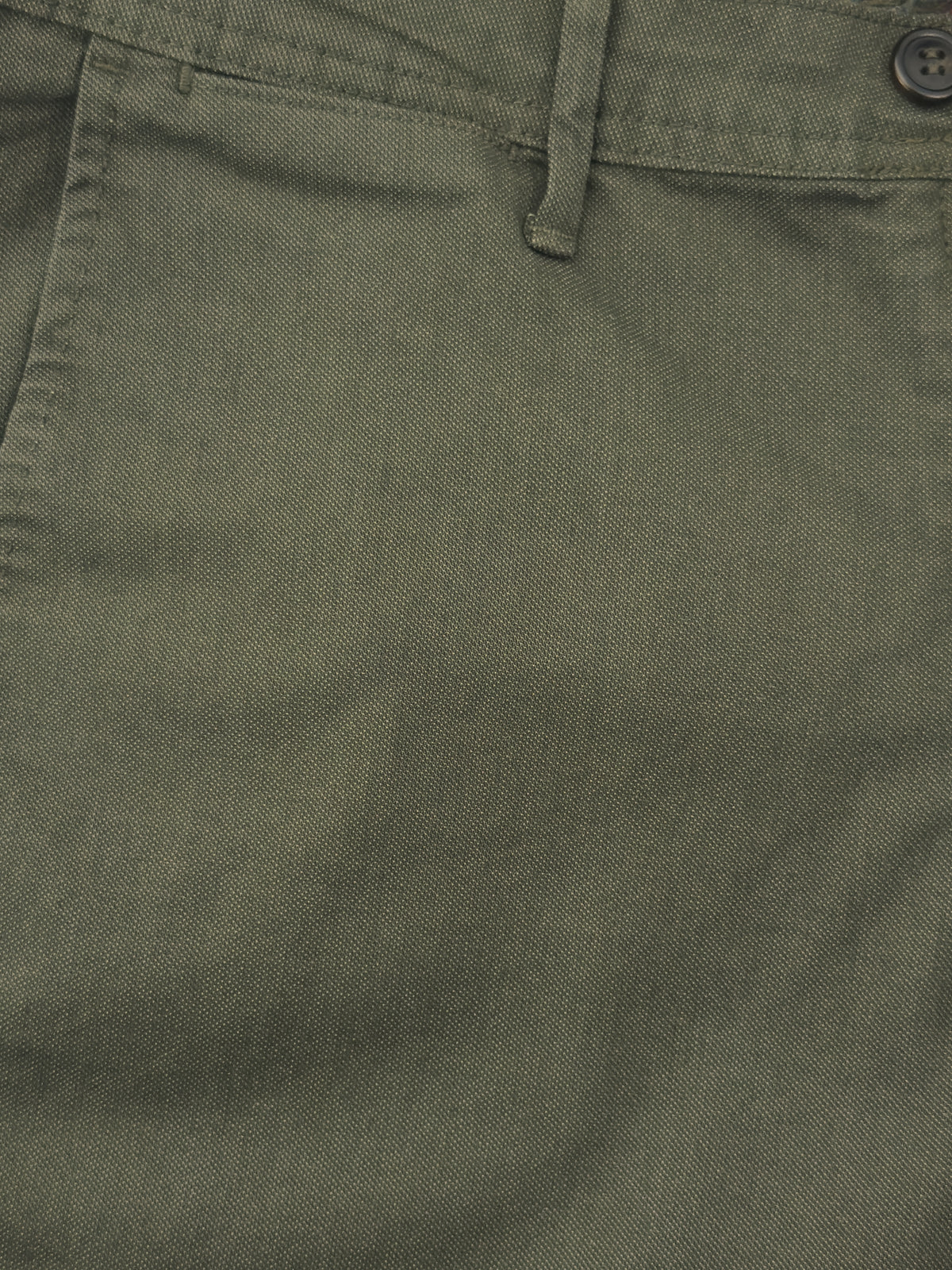 Pantalone sportivo Chino Punta Spillo - Color Verde militare - Regular fit