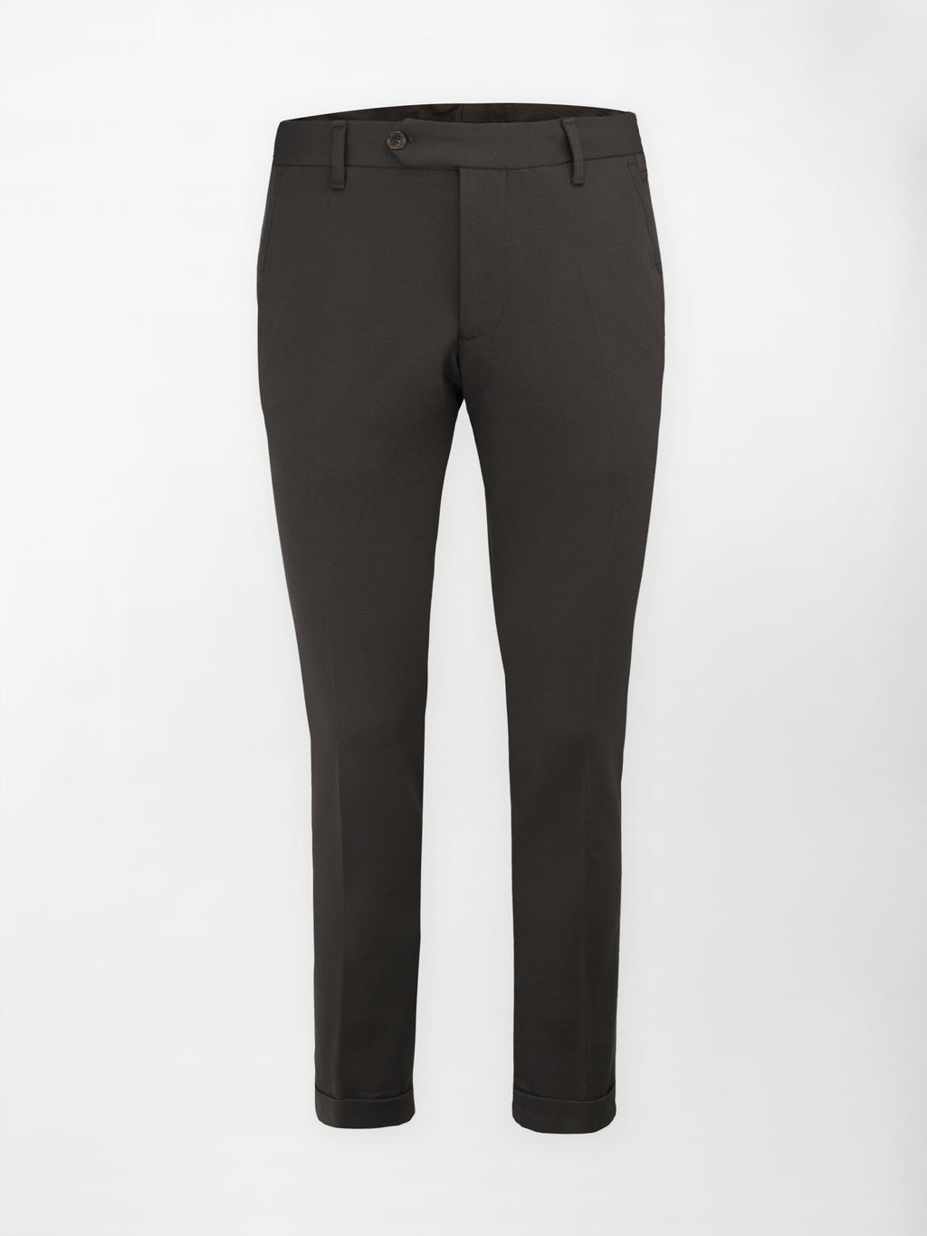 Pantalone sportivo Punto Milano - Color Testa di Moro - Slim fit - Fondo finito