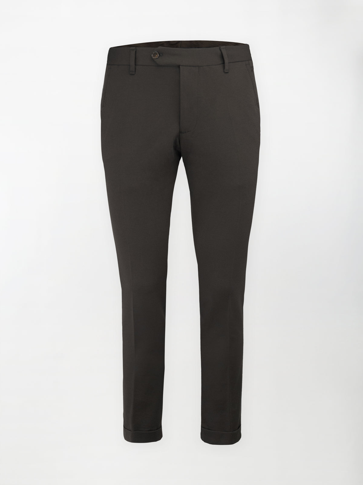 Pantalone sportivo Punto Milano - Color Testa di Moro - Slim fit - Fondo finito