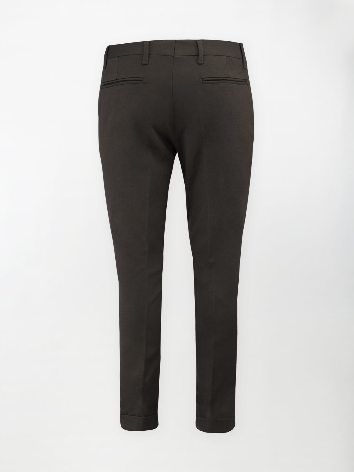 Pantalone sportivo Punto Milano - Color Testa di Moro - Slim fit - Fondo finito