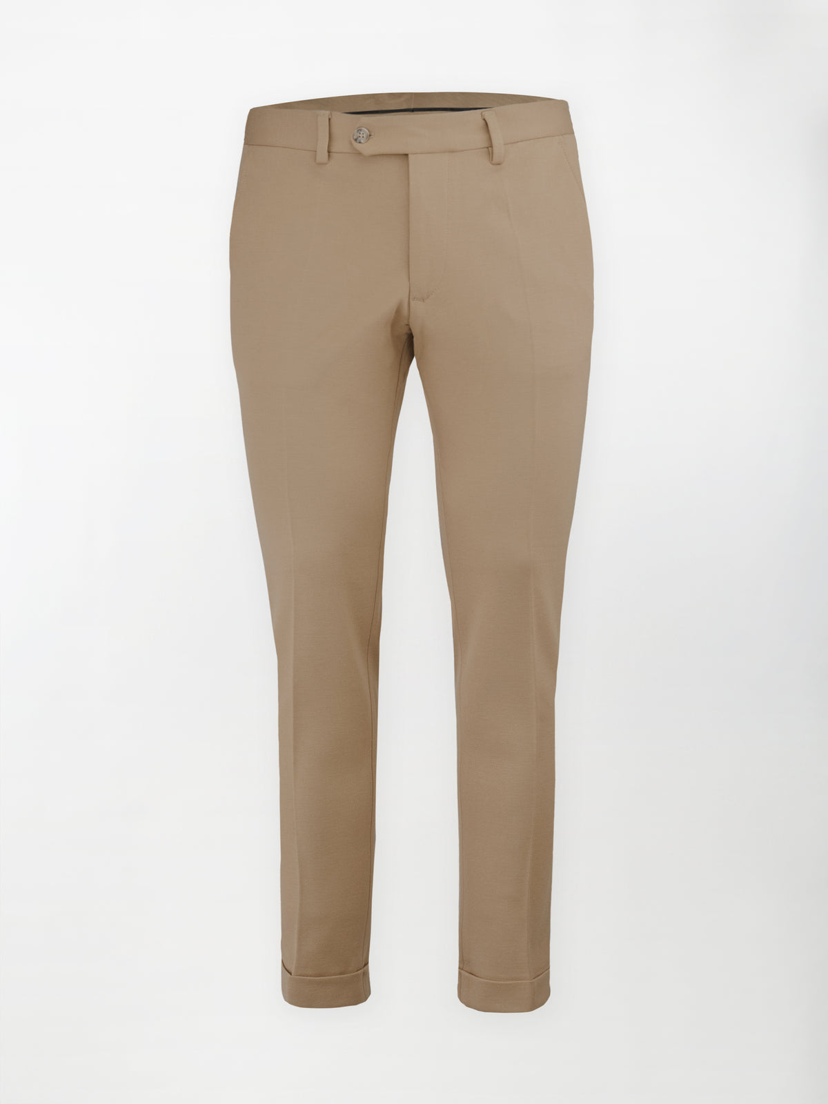 Pantalone sportivo Punto Milano - Color Cammello - Slim fit - Fondo finito