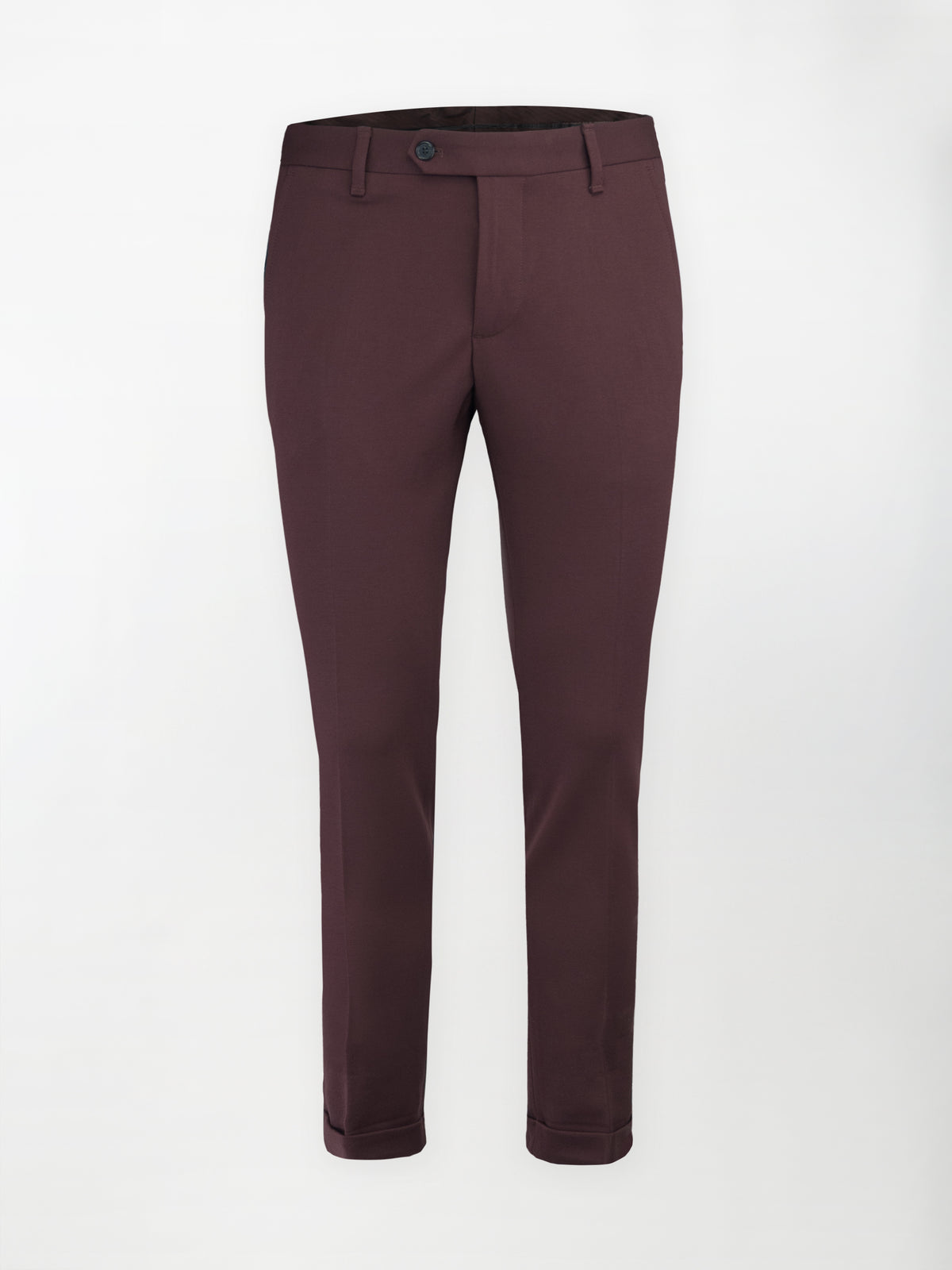 Pantalone sportivo Punto Milano - Color Bordeaux - Slim fit - Fondo finito