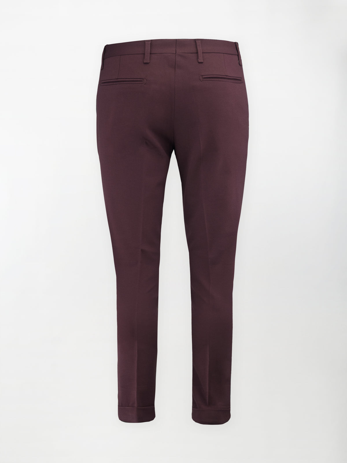 Pantalone sportivo Punto Milano - Color Bordeaux - Slim fit - Fondo finito
