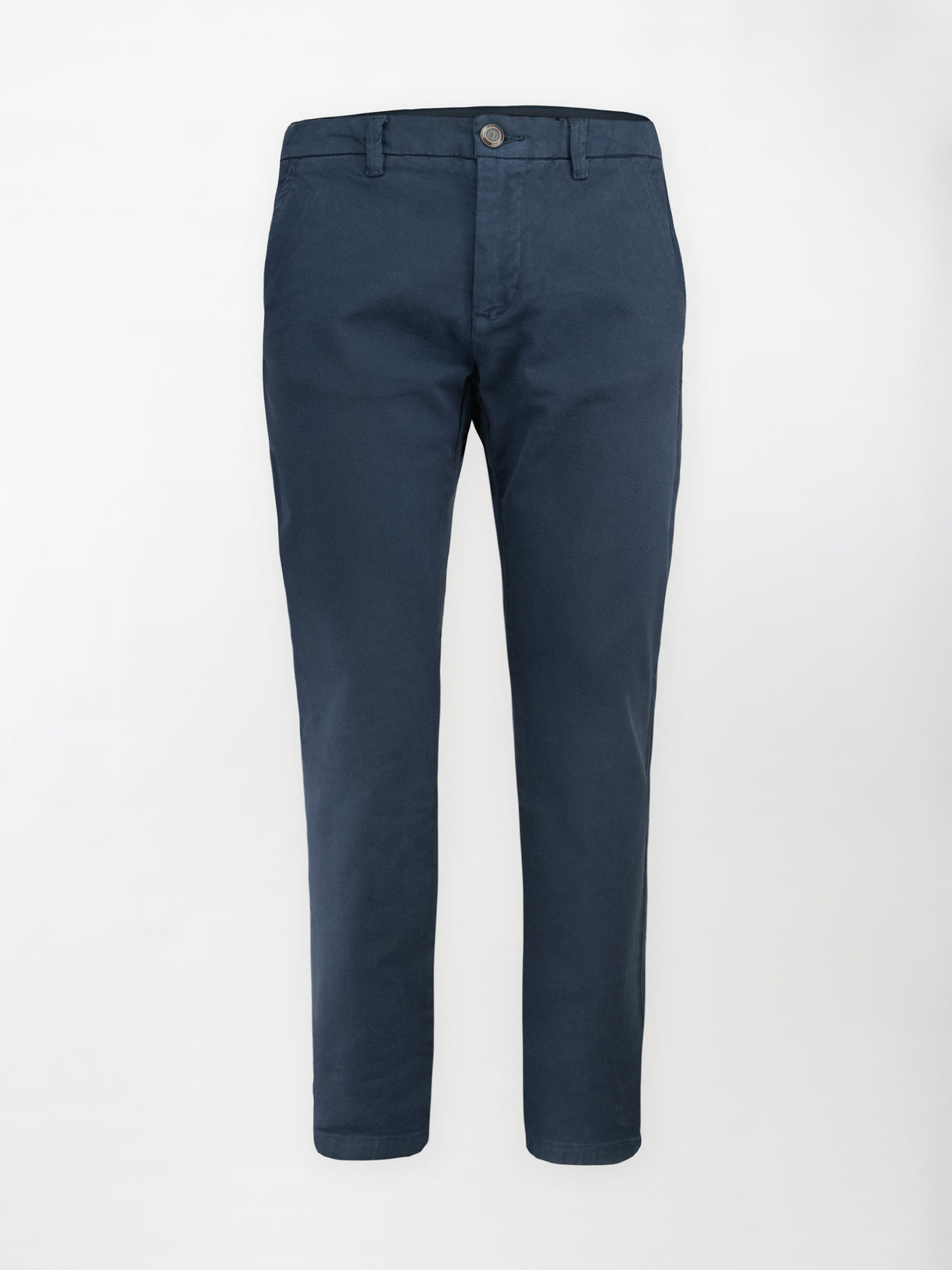 Pantalone Chino Bull in Cotone Stretch - Blu navy blazer - Regular Comfort fit