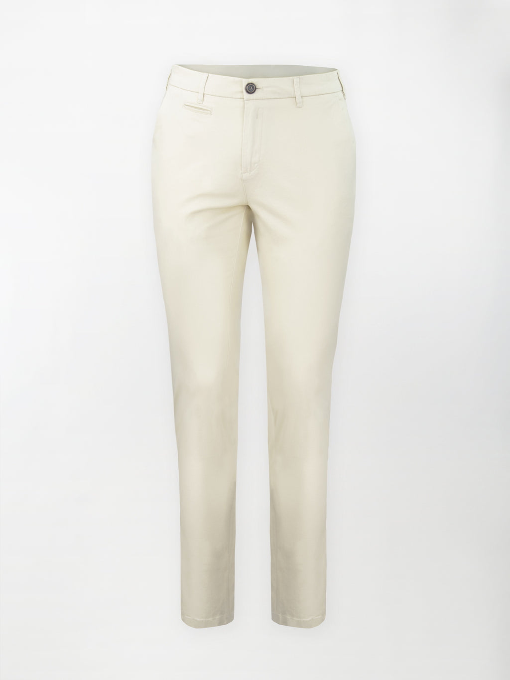 Pantalone Daily in Cotone Elasticizzato - Color Panna - Slim fit image 0