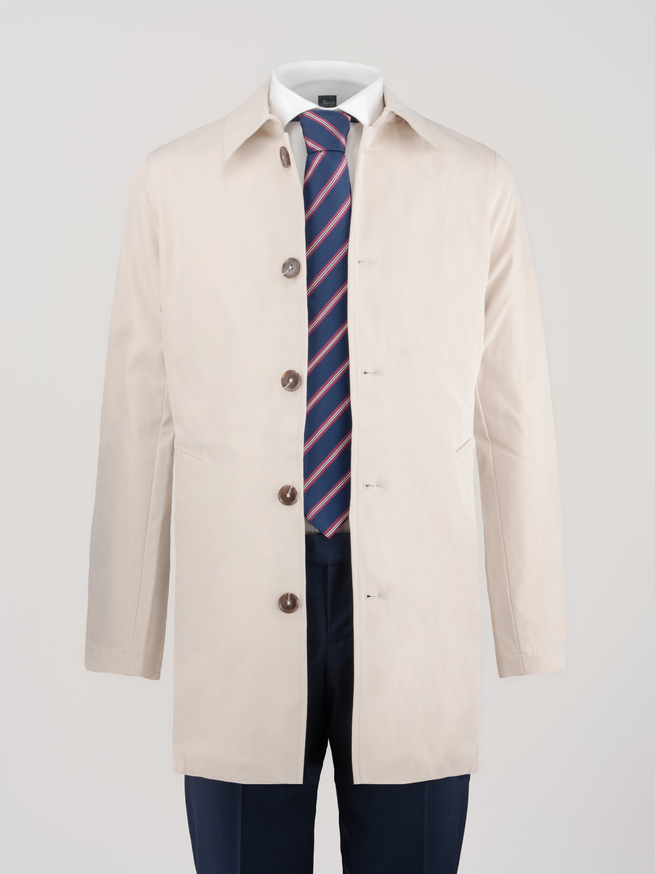 Soprabito Trench in Twill - color Beige chiaro image 0