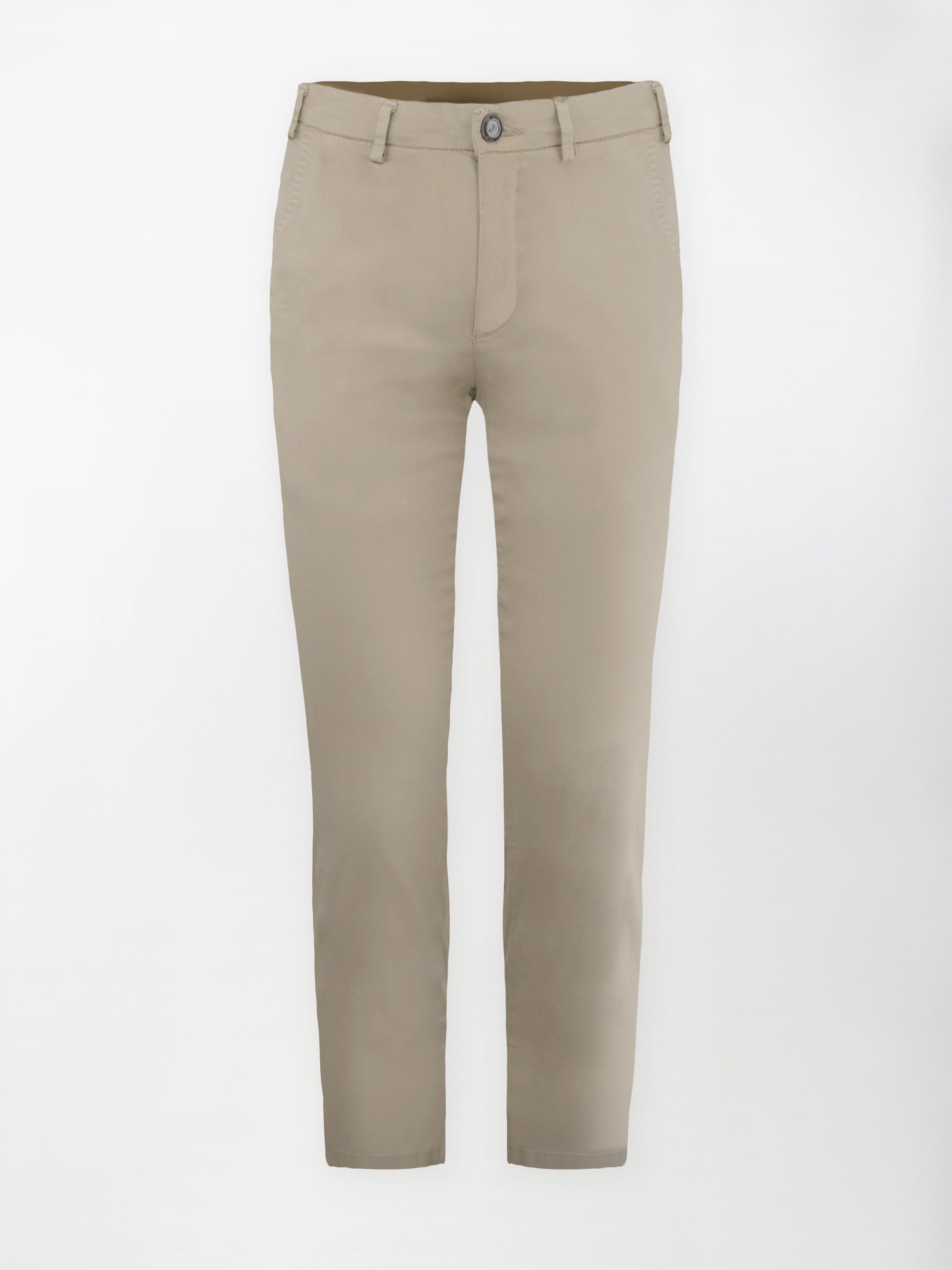 Pantalone Chino Daily Regular in Cotone Elasticizzato - Color Beige image 0